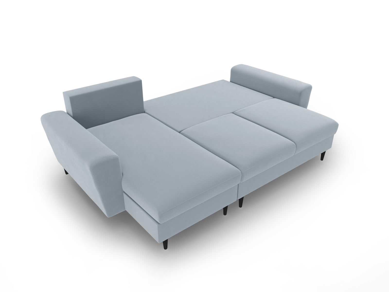 Das Kyoto Ecksofa von Cosmopolitan Design bietet stilvolle Eleganz, Schlaffunktion und praktischen Stauraum – perfekt für Ihr Wohnzimmer!