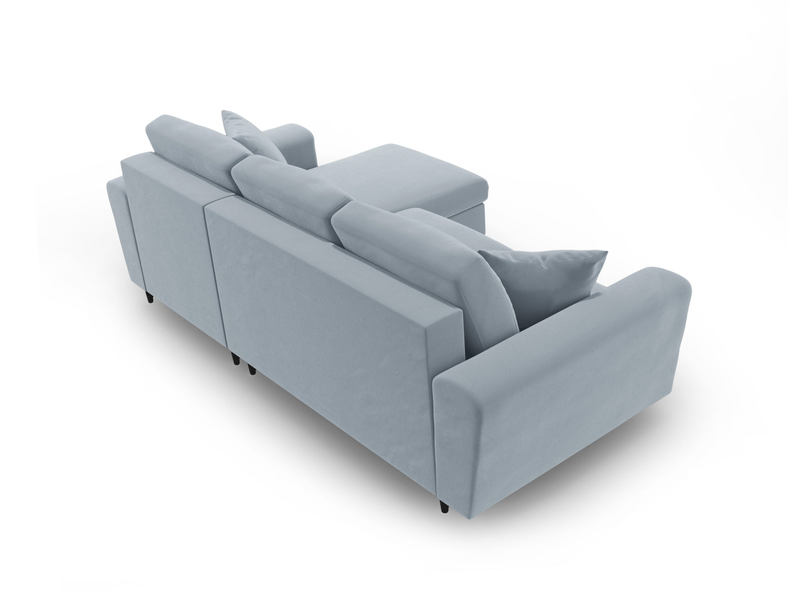 Entdecken Sie das Kyoto Ecksofa von Cosmopolitan Design – stilvoll, mit Schlaffunktion und Stauraum für ein gemütliches Zuhause!