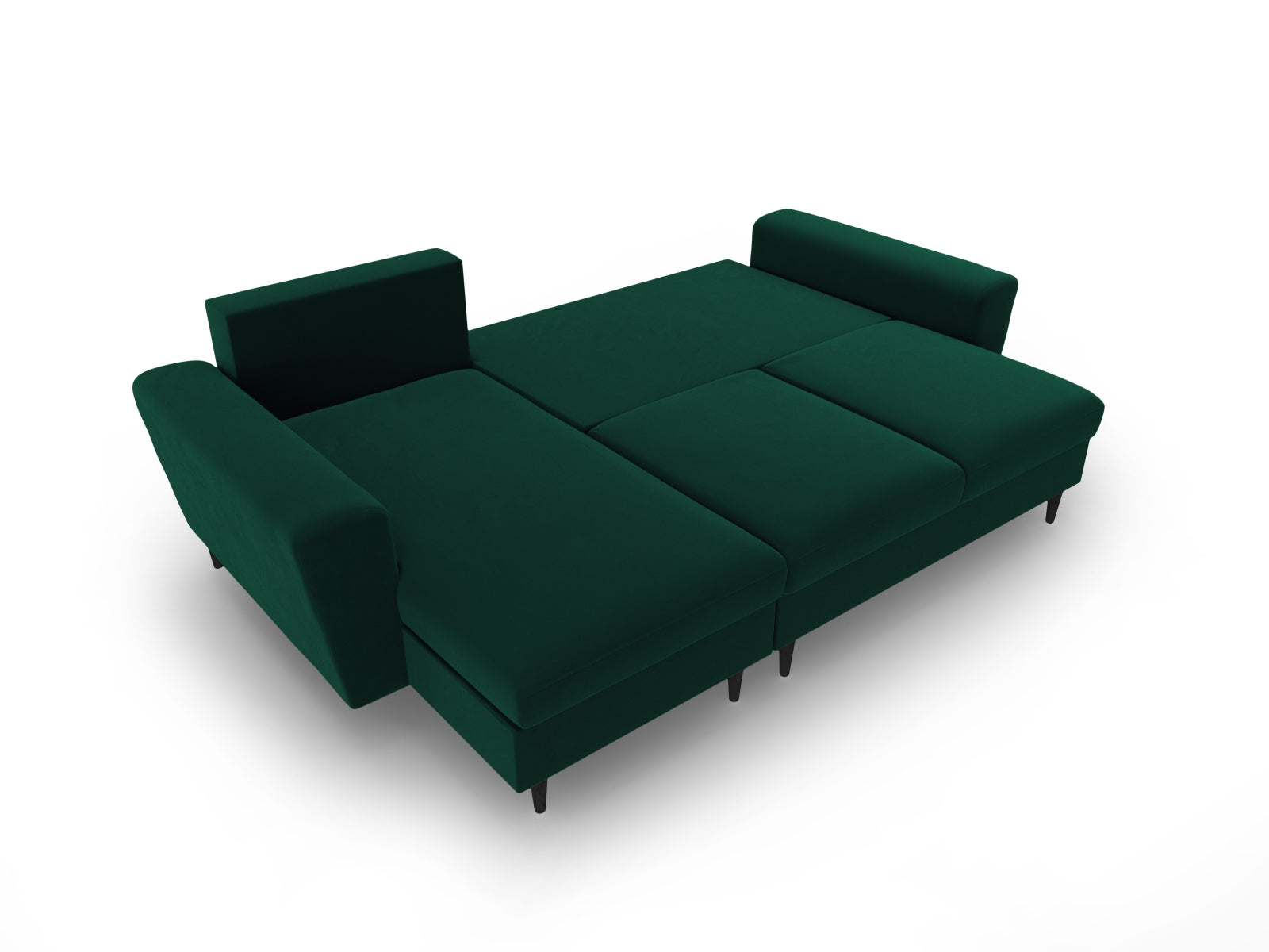 Das Kyoto Ecksofa von Cosmopolitan Design vereint modernes Design mit praktischer Schlaffunktion und Stauraum. Ideal für jedes Zuhause!