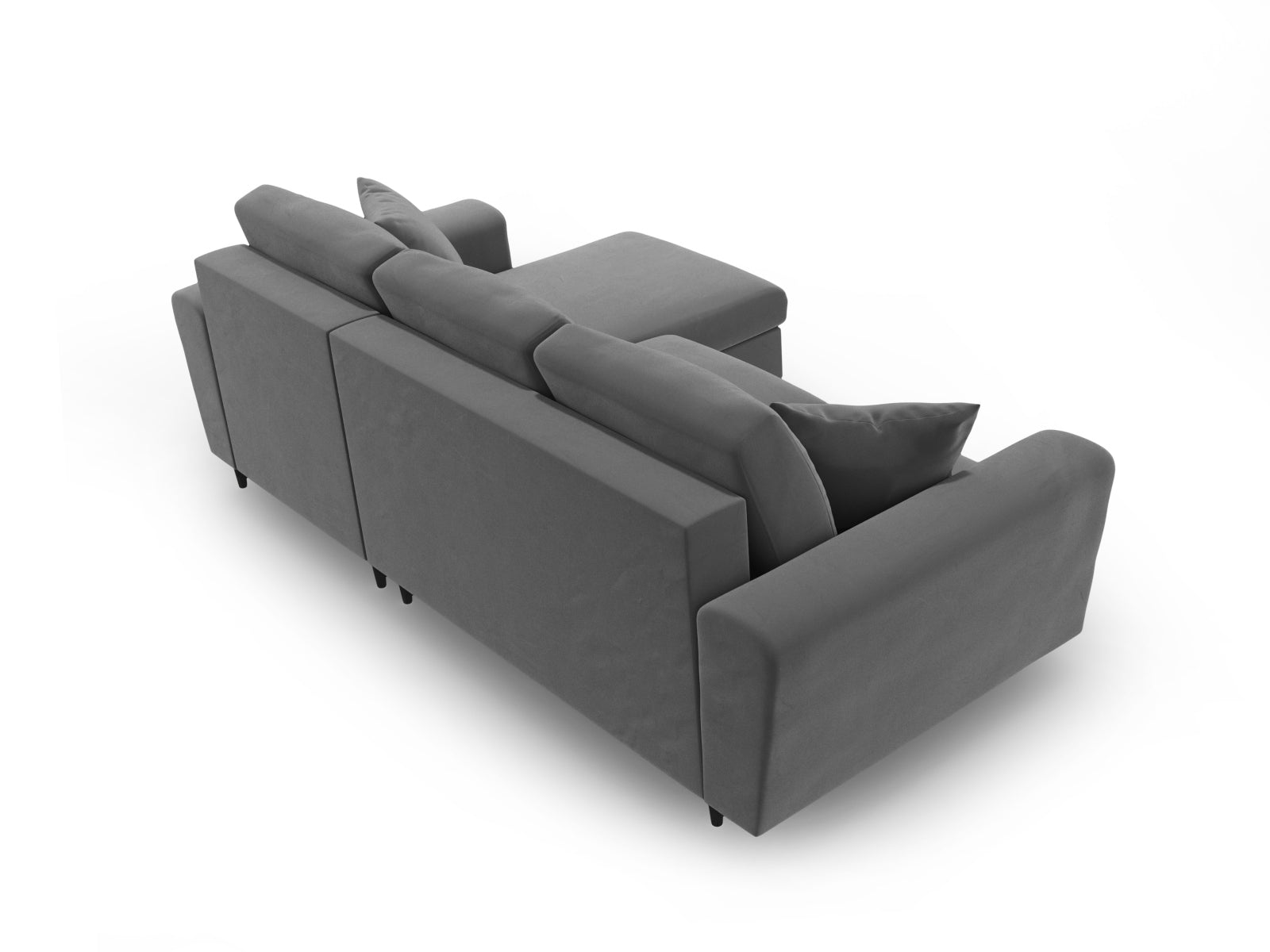 Entdecken Sie das vielseitige Kyoto Ecksofa mit Schlaffunktion und Stauraum – ideal für stilvolle Entspannung und Ordnung in Ihrem Wohnzimmer.