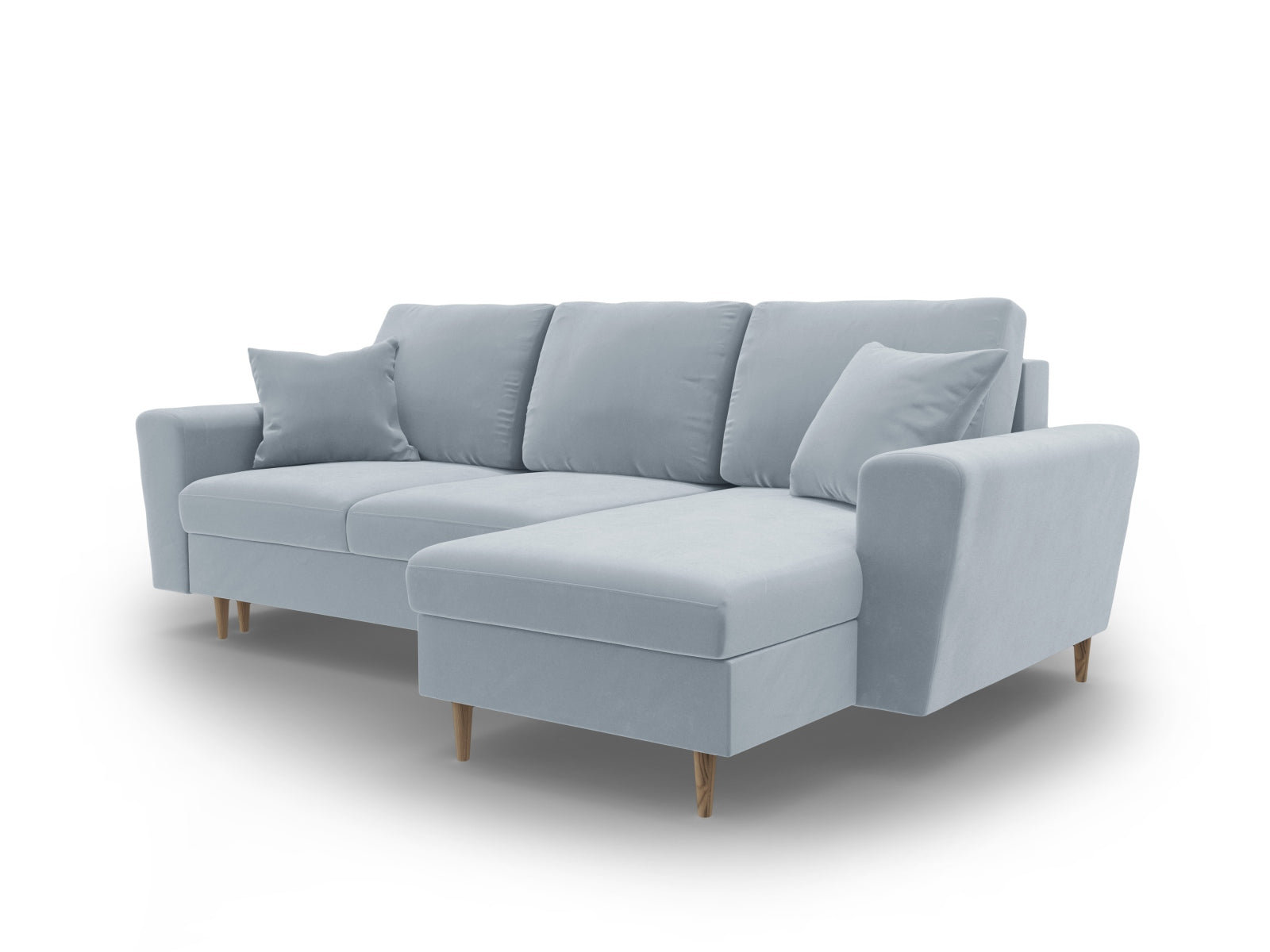 Das Kyoto Ecksofa von Cosmopolitan Design vereint modernes Design mit praktischer Schlaffunktion und Stauraum. Ideal für jedes Zuhause!