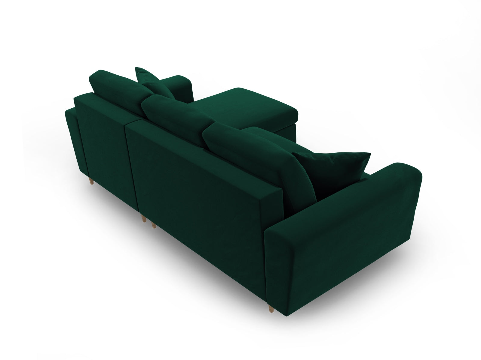 Das Kyoto Ecksofa von Cosmopolitan Design vereint modernes Design mit Funktionalität: Schlaffunktion und Stauraum für Ihr Zuhause!