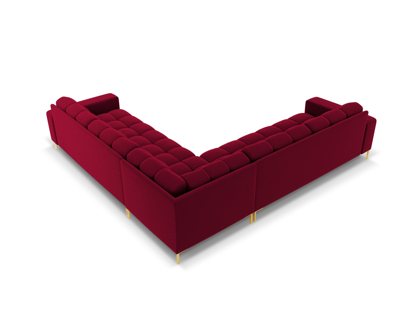 Elegantes 6-Sitzer Ecksofa Symmetric Bali von Cosmopolitan Design, ideal für modernes Wohnen und gesellige Abende.