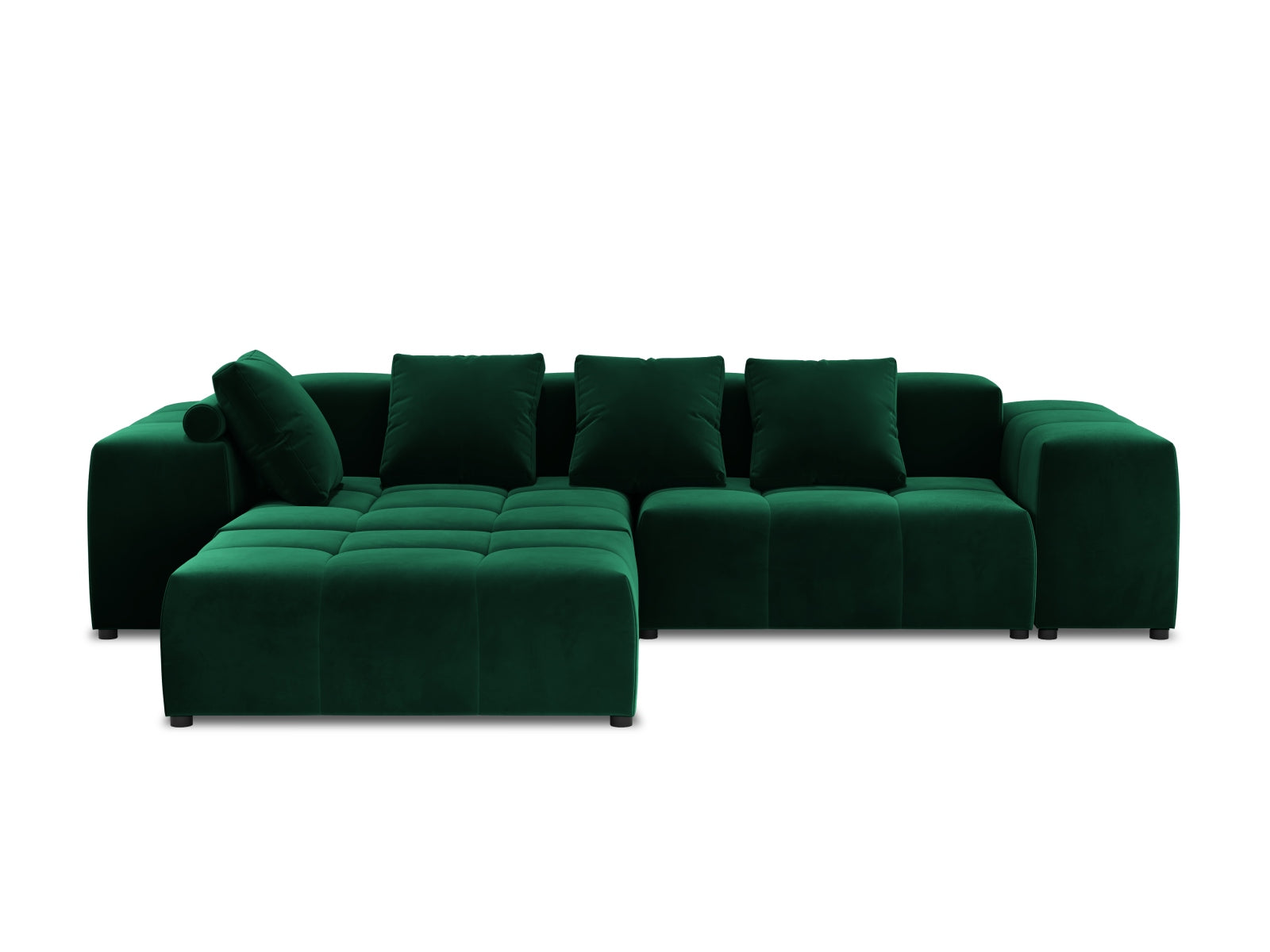 Entdecken Sie das elegante Rome Velour Modular Reversible Ecksofa 5 Sitzer von Cosmopolitan Design – perfekt für stilvolles Wohnen und maximalen Komfort.