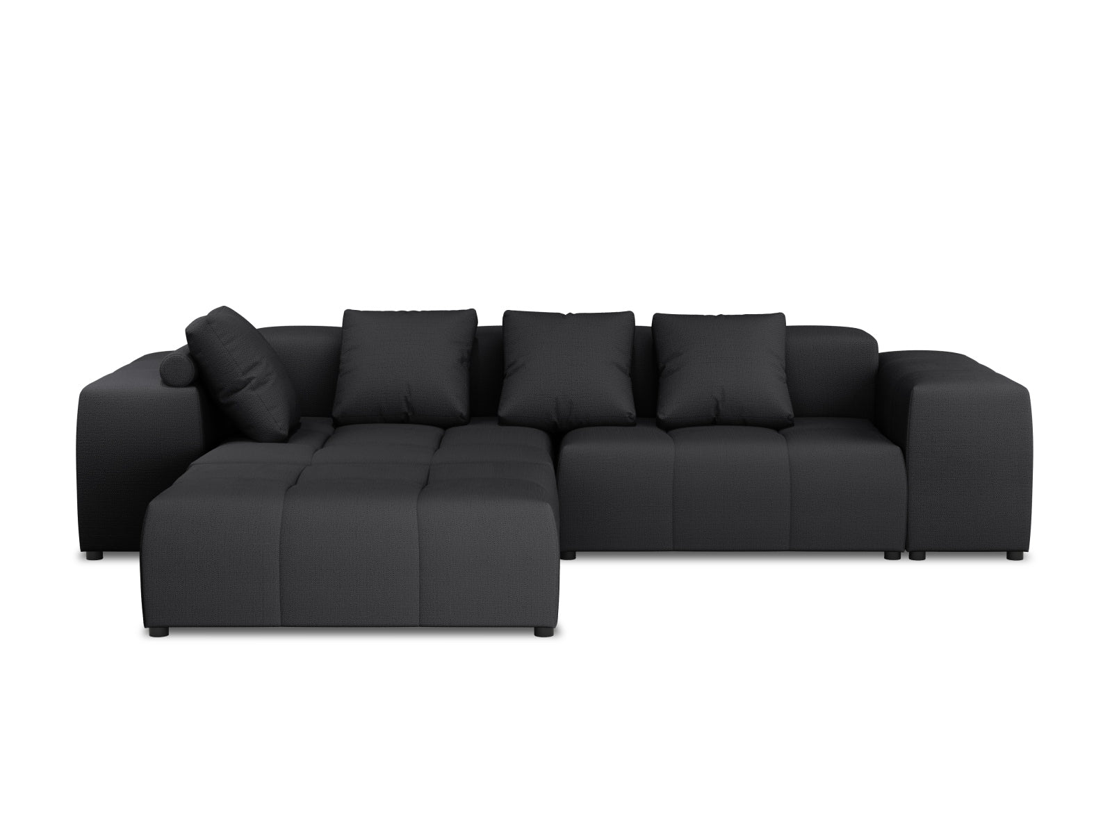 Rome Modular Reversible Ecksofa 5 Sitzer in Black-Babel präsentiert im Onlineshop von KAQTU Design AG. Ecksofa ist von Cosmopolitan Design