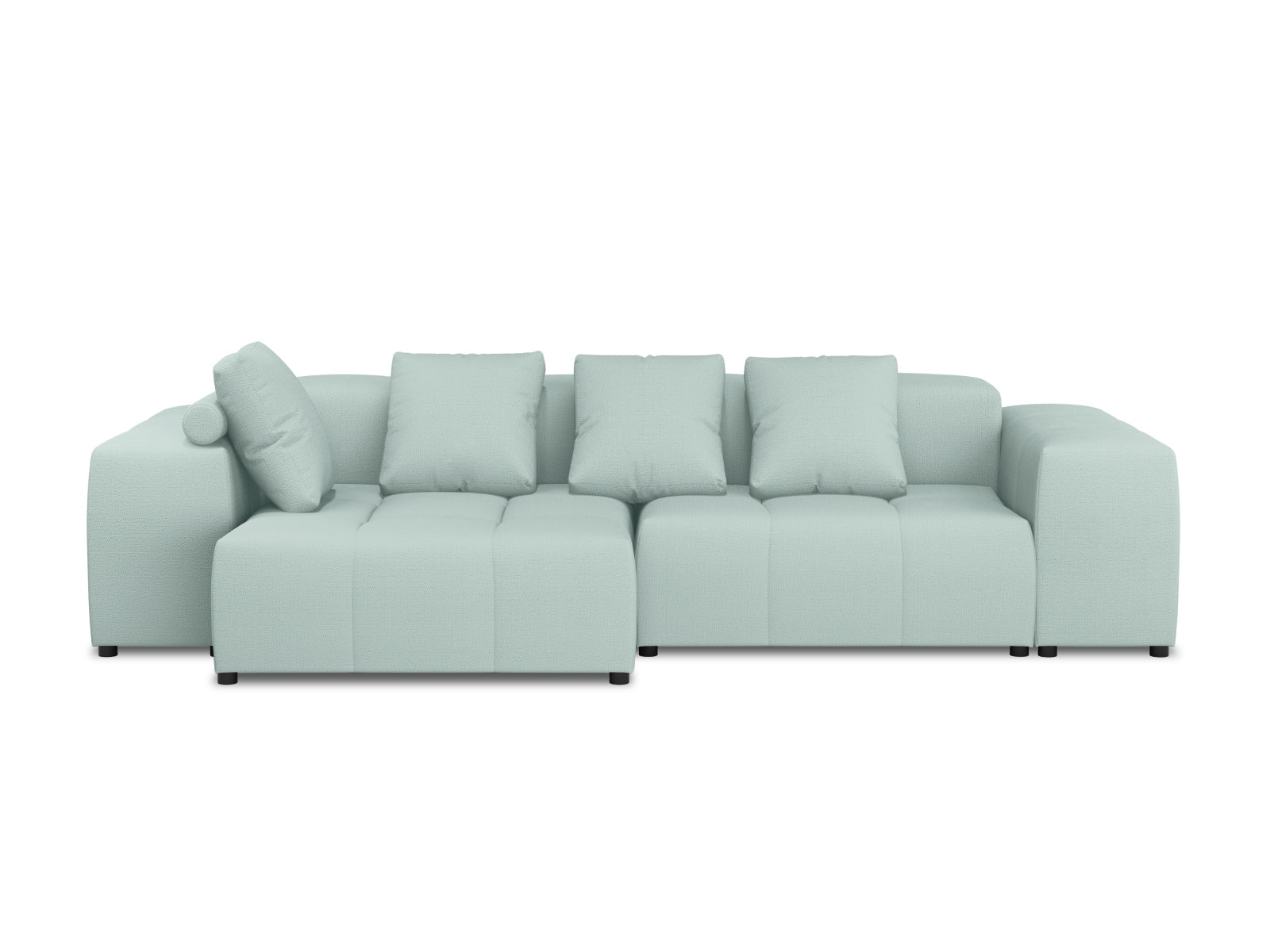 Rome Modular Reversible Ecksofa 4 Sitzer in Mint-Babel präsentiert im Onlineshop von KAQTU Design AG. Ecksofa ist von Cosmopolitan Design