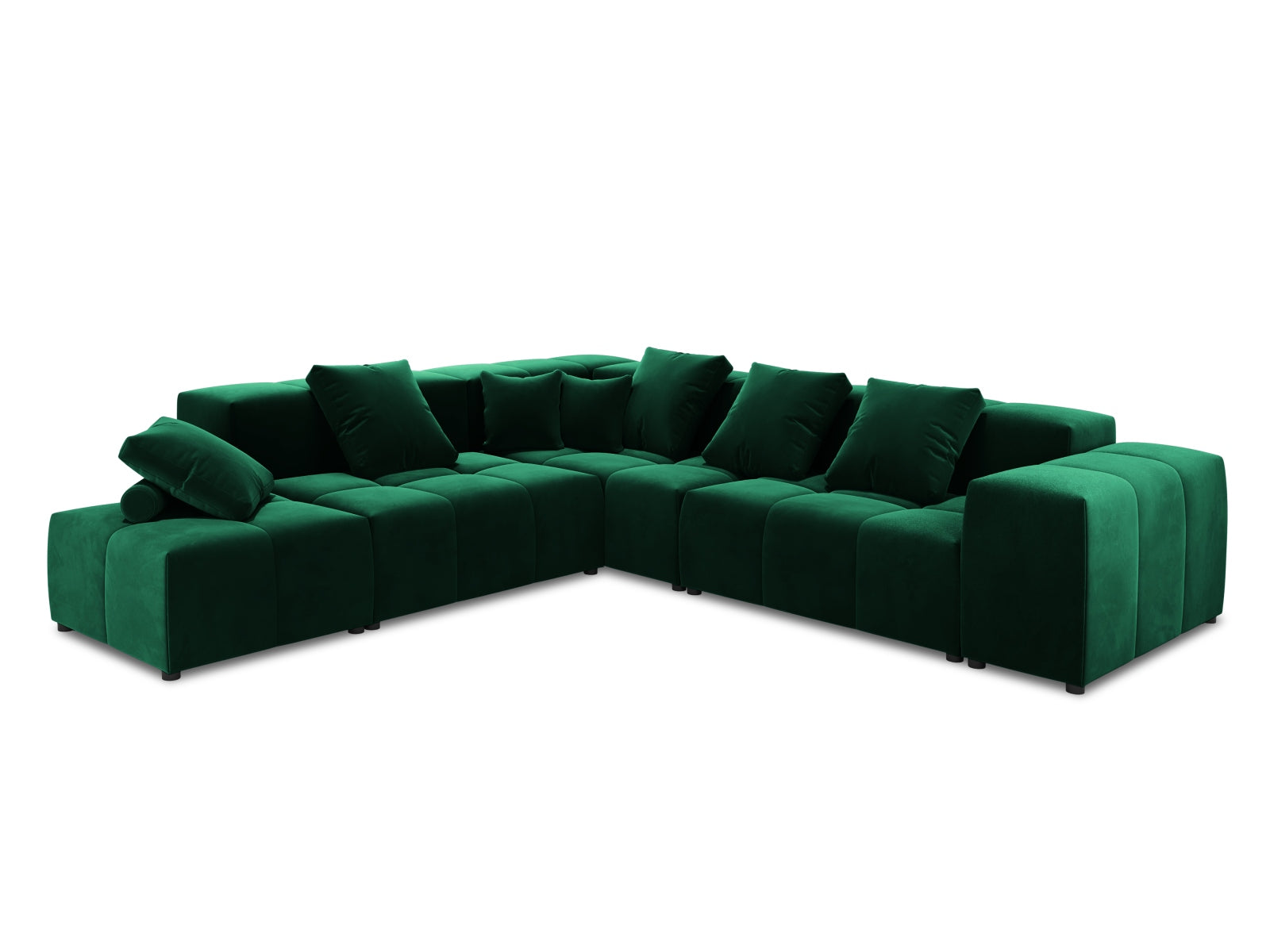 Rome Velour Modular Reversible Ecksofa 7 Sitzer in Bottle Green präsentiert im Onlineshop von KAQTU Design AG. Ecksofa ist von Cosmopolitan Design
