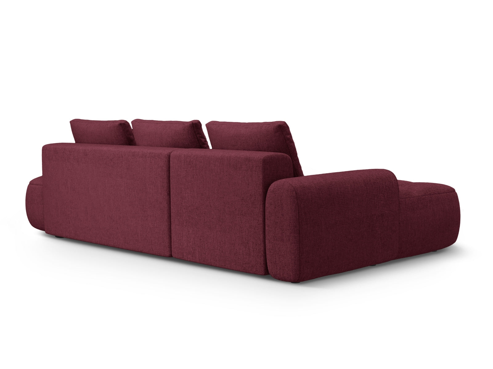 Modernes Linz Ecksofa mit offener linker Seite, 3-Sitzer, bietet Schlaffunktion und Stauraum für eine stilvolle Wohnraumgestaltung.