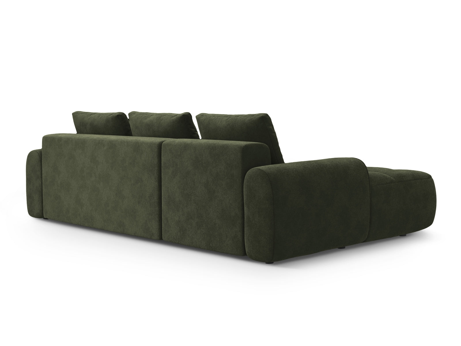Entdecken Sie das Linz Velour Ecksofa links – ein elegantes 3-Sitzer Sofa mit Schlaffunktion und Stauraum, das Komfort und Stil perfekt vereint!