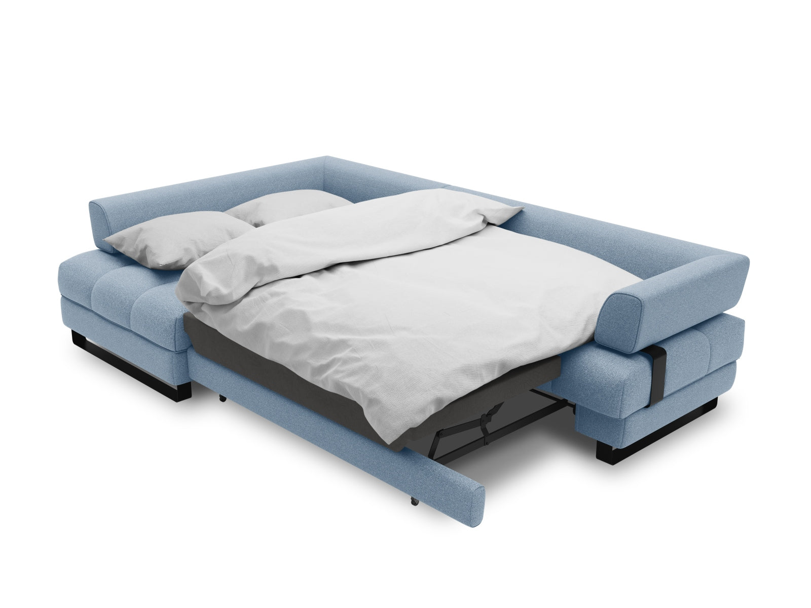 Entdecken Sie das Clinton Ecksofa von Cosmopolitan Design: elegantes 5-Sitzer Sofa mit praktischer Schlaffunktion und grosszügigem Stauraum für Ihr Zuhause!