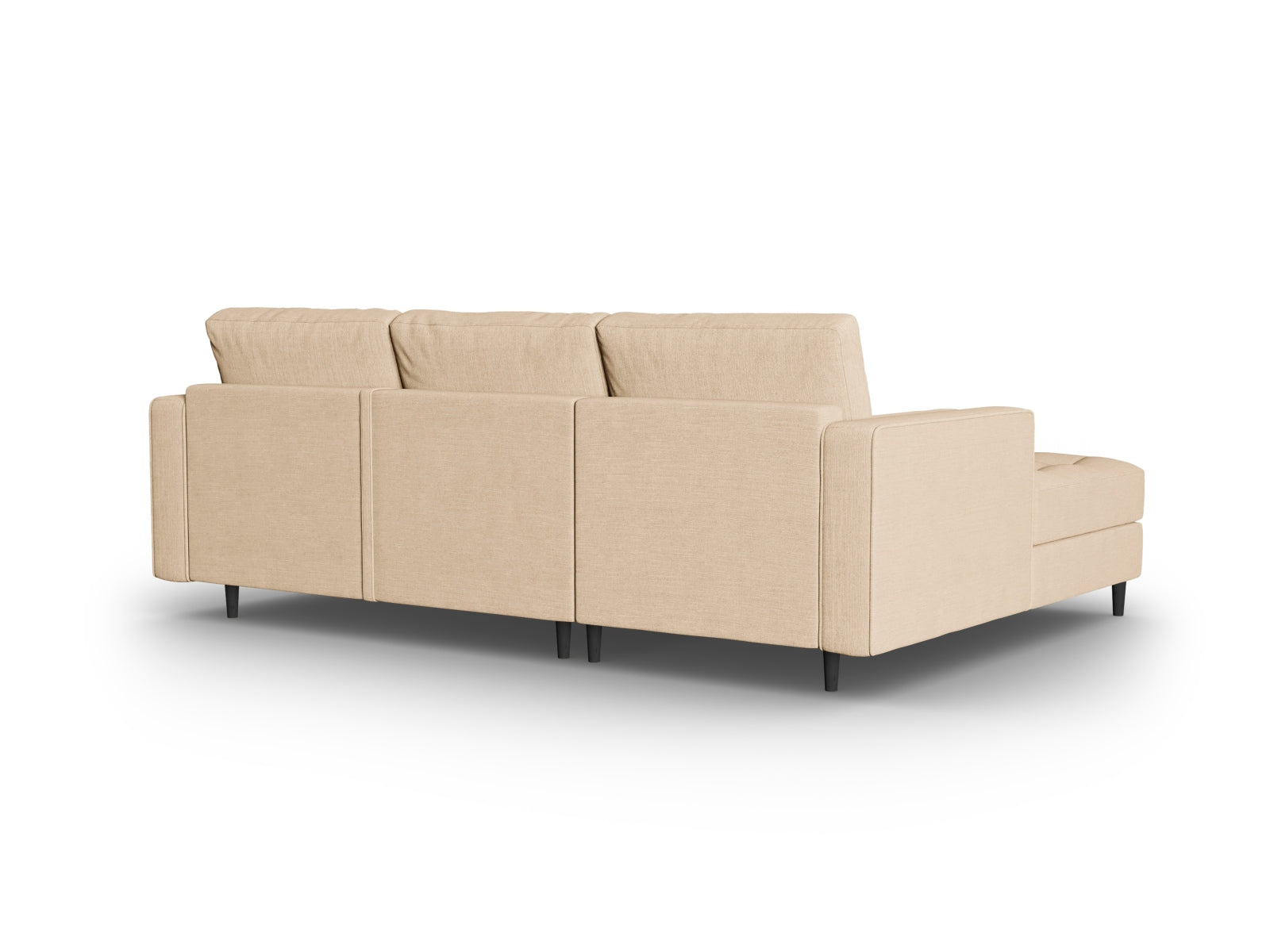 Stylisches 5-Sitzer Ecksofa Aspen links, multifunktional mit Schlaffunktion und Stauraum, ideal für gemütliche Wohnräume.