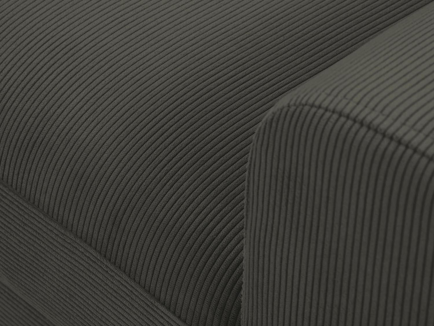 Elegantes Kyoto Ecksofa links mit Schlaffunktion und Stauraum, 4-Sitzer in klassischem Schwarz, ideal für entspannte Stunden und Gäste.