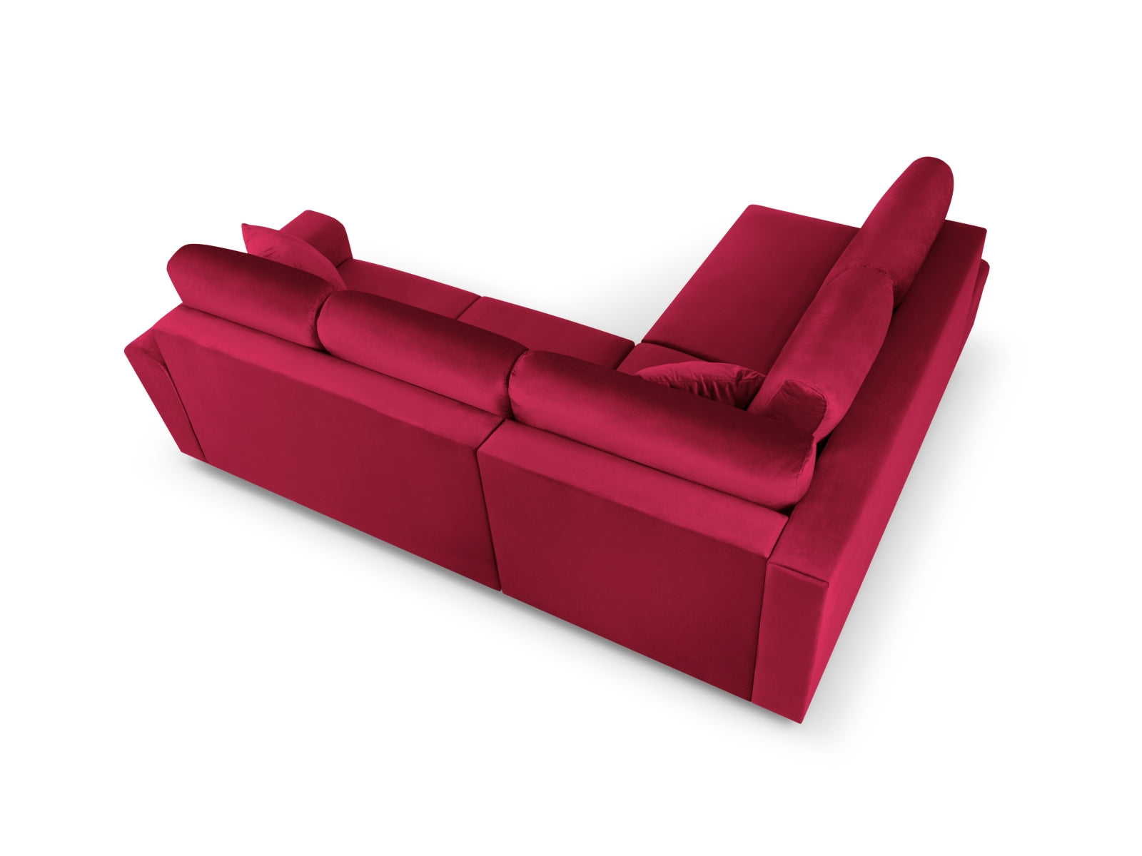 Entdecken Sie das Kyoto Velour Ecksofa links: stilvolles 5-Sitzer Sofa mit praktischer Schlaffunktion und Stauraumbox für Ihr Zuhause!