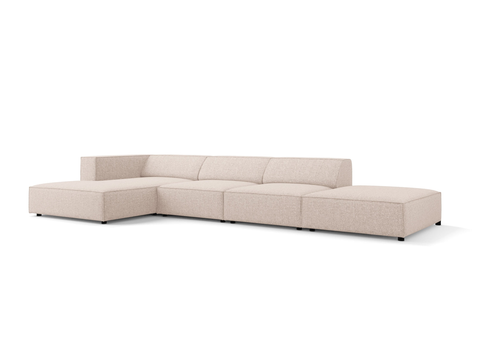 Entdecken Sie das elegante Arendal Ecksofa links 5 Sitzer von Cosmopolitan Design – ideal für zeitgemässe Wohnräume und höchsten Komfort.