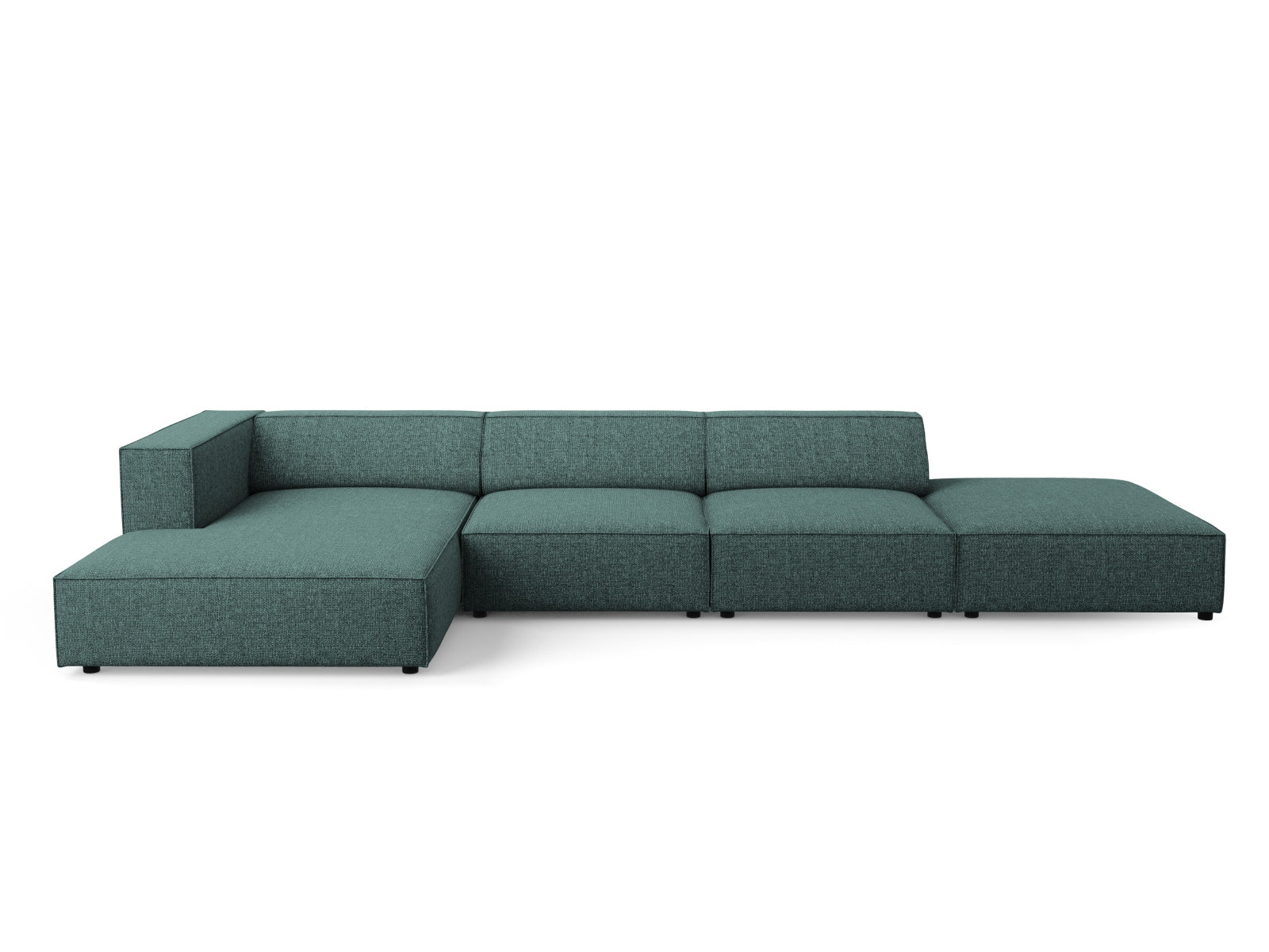 Arendal Ecksofa links 5 Sitzer in Petrol präsentiert im Onlineshop von KAQTU Design AG. Ecksofa links ist von Cosmopolitan Design