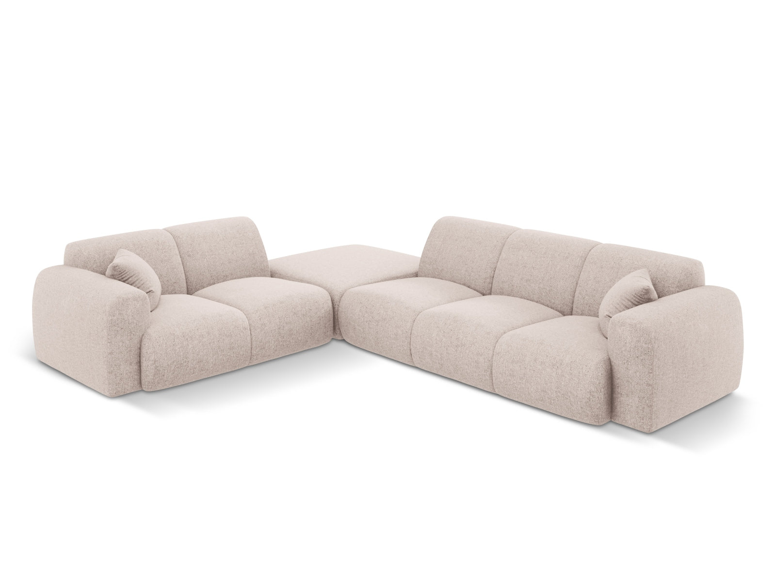 Nolio Ecksofa links 4 Sitzer 250cm in Beige-Haga präsentiert im Onlineshop von KAQTU Design AG. Ecksofa links ist von Cosmopolitan Design