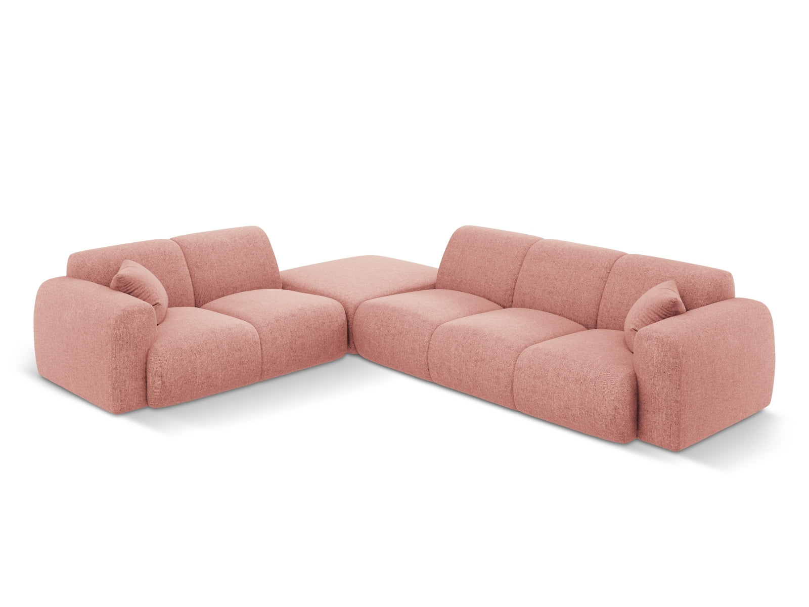 Nolio Ecksofa links 4 Sitzer 250cm in Pink-Haga präsentiert im Onlineshop von KAQTU Design AG. Ecksofa links ist von Cosmopolitan Design