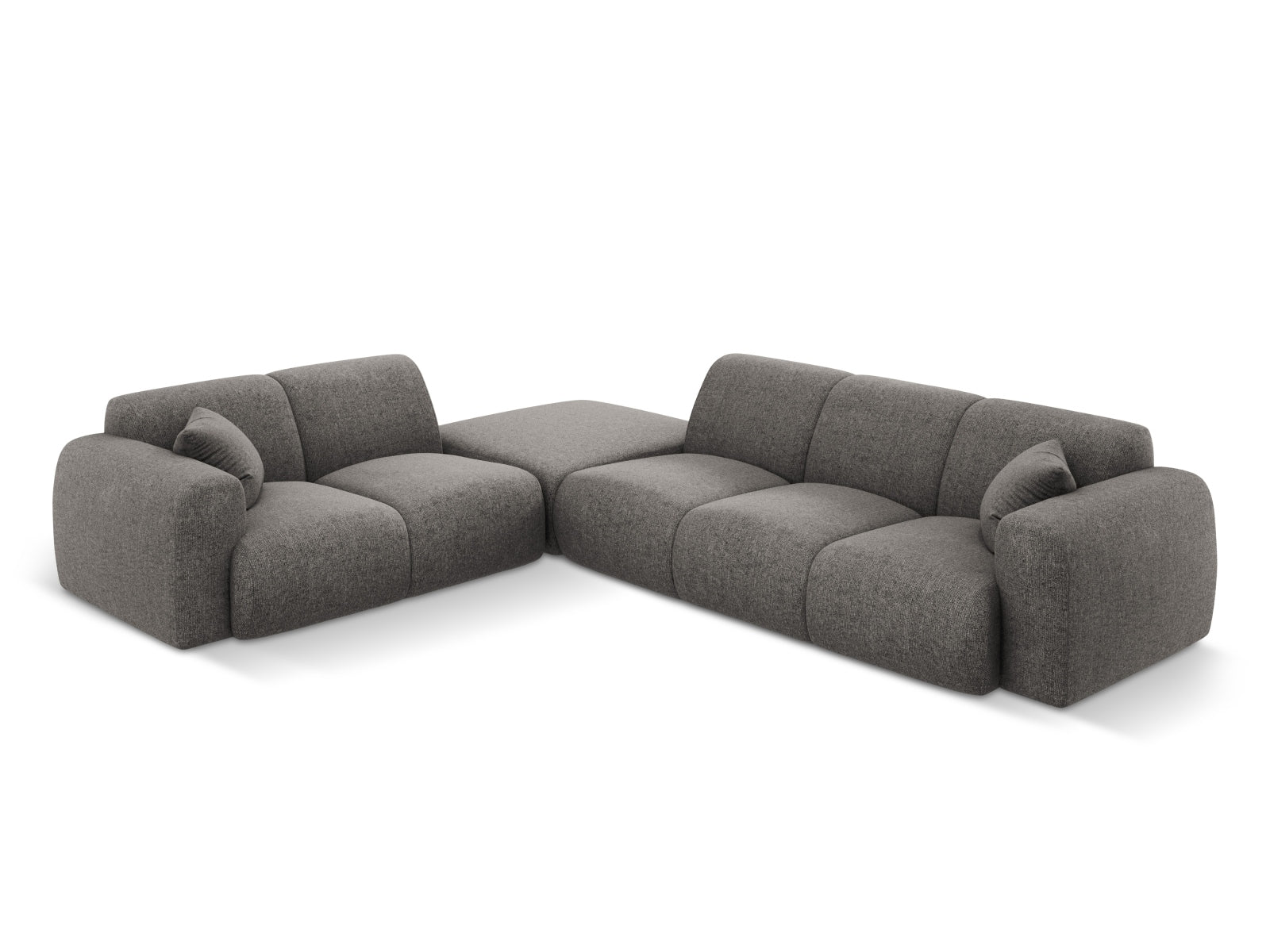 Nolio Ecksofa links 4 Sitzer 250cm in Grey-Haga präsentiert im Onlineshop von KAQTU Design AG. Ecksofa links ist von Cosmopolitan Design