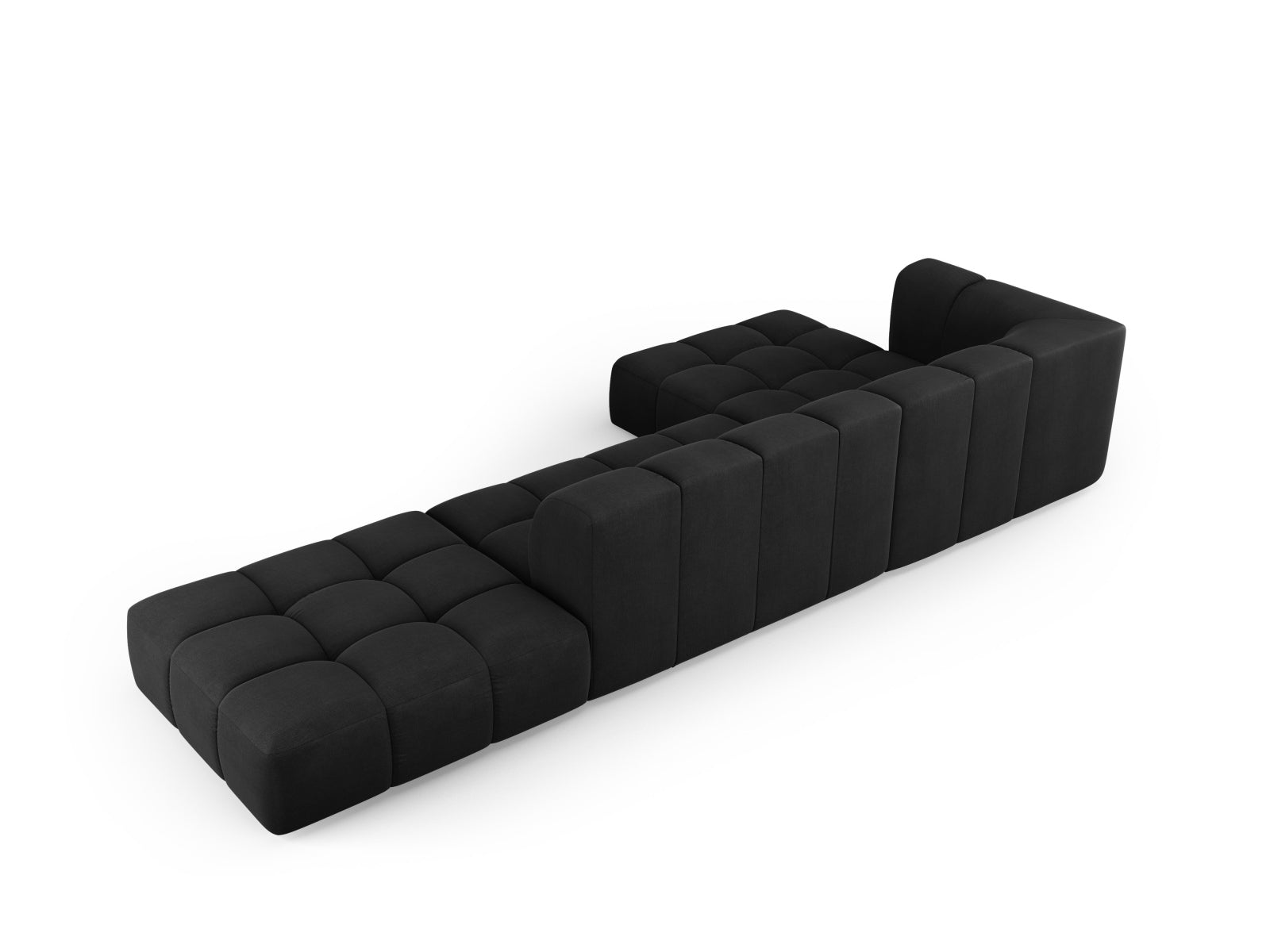 Stylisches 5-Sitzer Ecksofa Moritz in linker Ausführung, perfekt für entspannte Abende und individuelle Wohnkonzepte von Cosmopolitan Design.