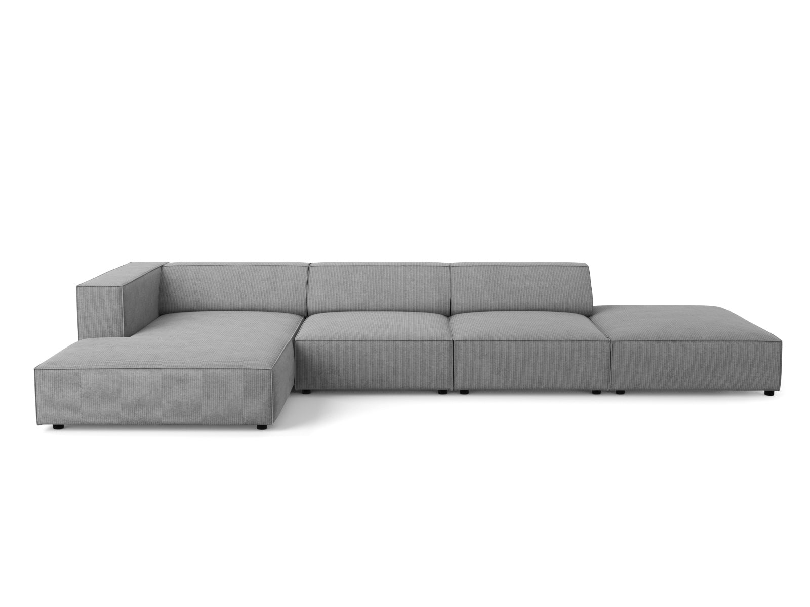 Arendal Ecksofa links 5 Sitzer in Dark Grey präsentiert im Onlineshop von KAQTU Design AG. Ecksofa links ist von Cosmopolitan Design