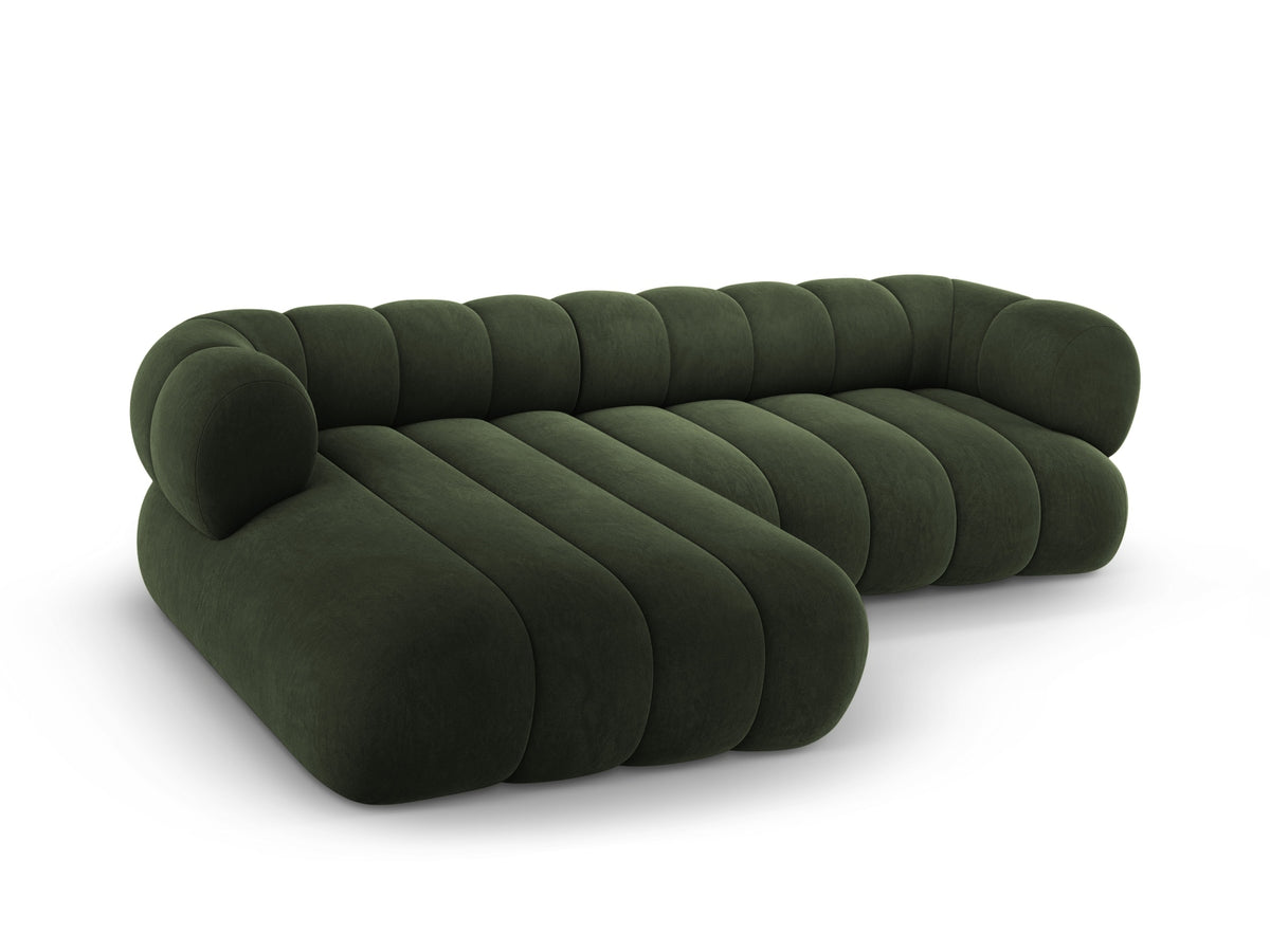 Koge Ecksofa links 5 Sitzer 165cm in Green-Vogue präsentiert im Onlineshop von KAQTU Design AG. L-Sofa links ist von Cosmopolitan Design