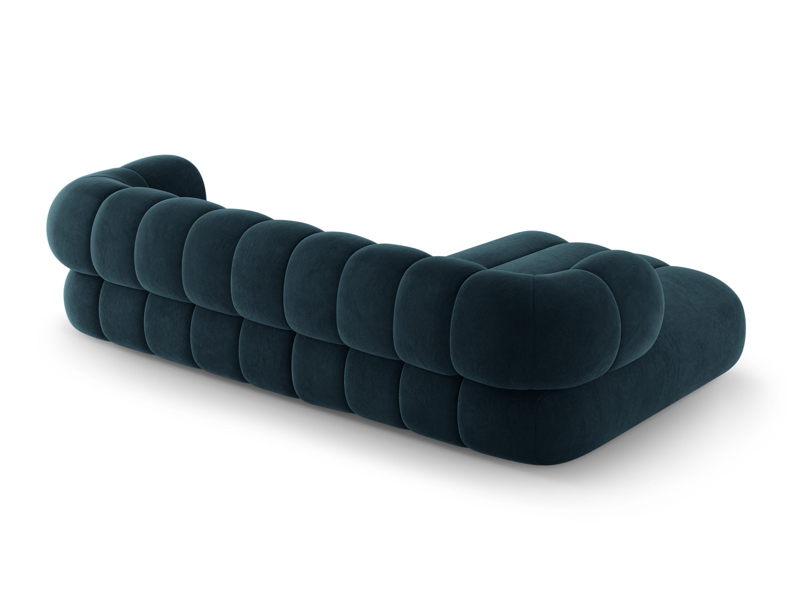 Erleben Sie das Koge Velour Ecksofa links – ein elegantes 5-Sitzer Sofa, das mit hochwertigem Velours und modernem Design für höchsten Komfort sorgt.