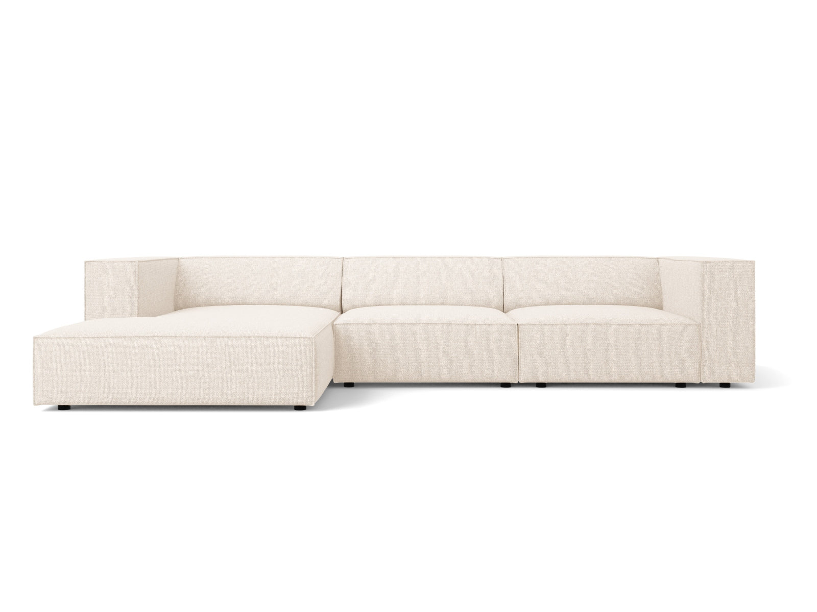 Arendal Ecksofa links 4 Sitzer in Light Beige präsentiert im Onlineshop von KAQTU Design AG. Ecksofa links ist von Cosmopolitan Design