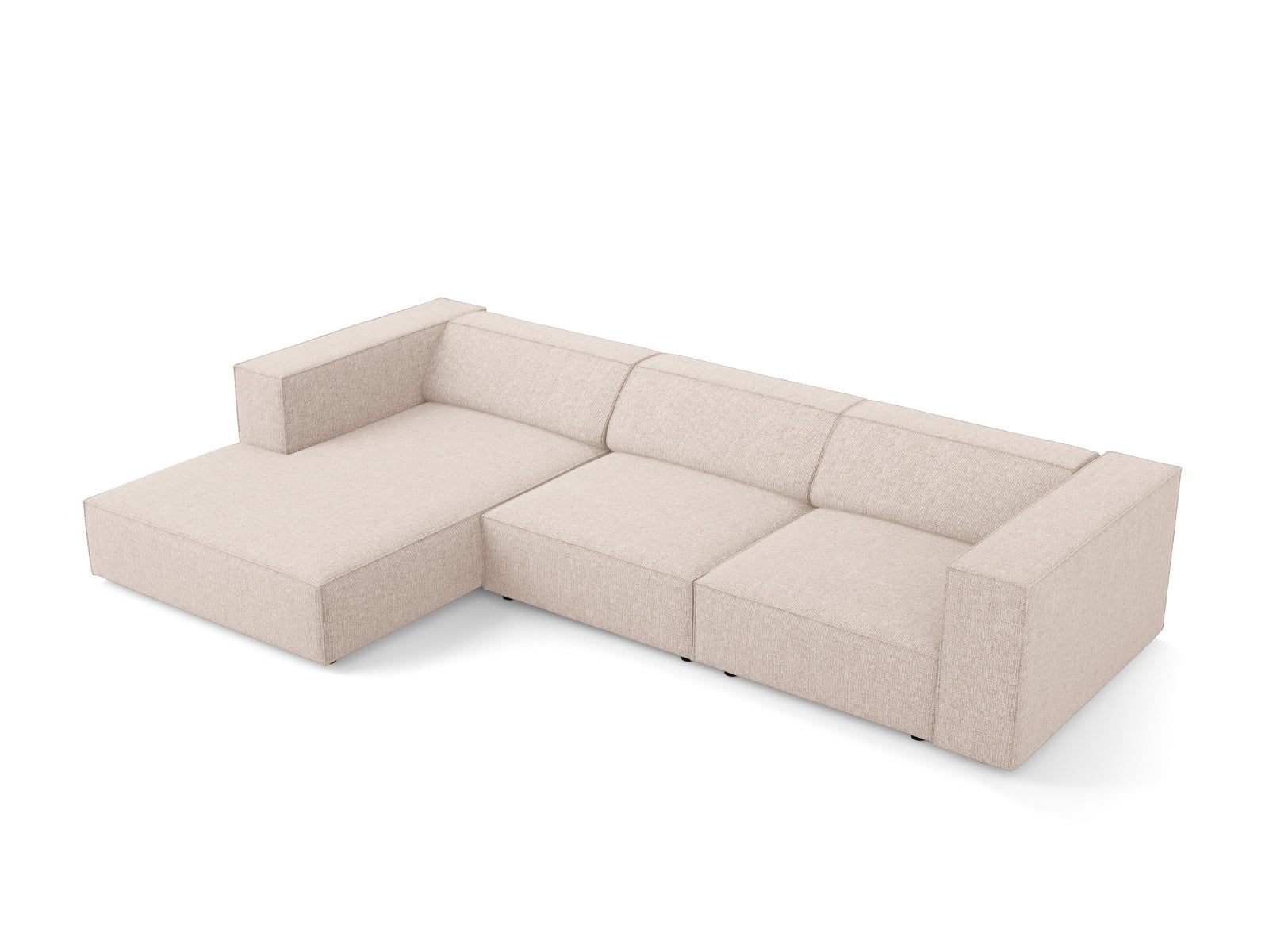 Entdecken Sie das elegante Arendal Ecksofa links 4 Sitzer von Cosmopolitan Design – ideal für zeitgemässe Wohnräume und höchsten Komfort.