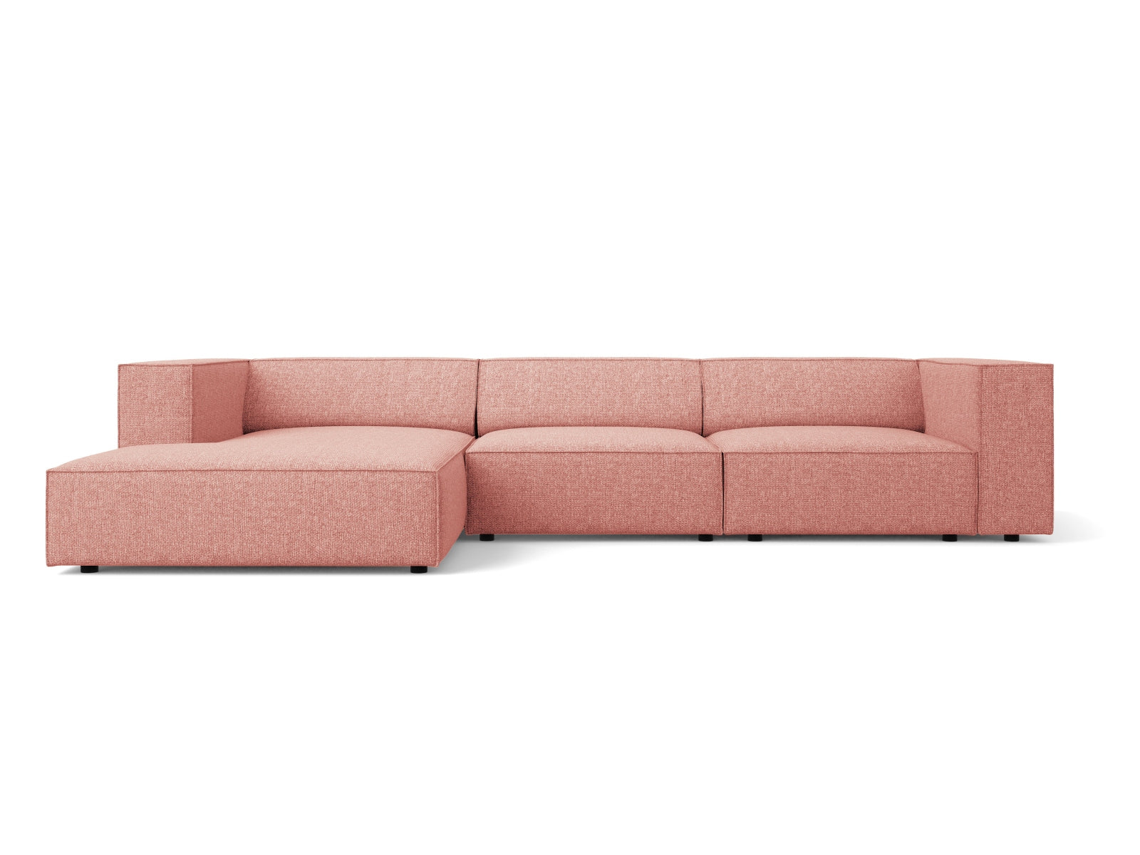 Arendal Ecksofa links 4 Sitzer in Pink präsentiert im Onlineshop von KAQTU Design AG. Ecksofa links ist von Cosmopolitan Design