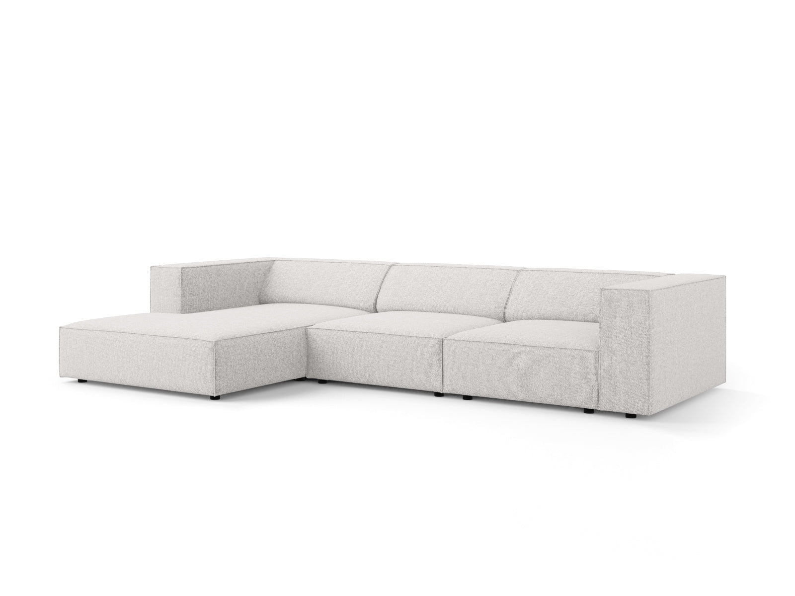Entdecken Sie das elegante Arendal Ecksofa links 4 Sitzer von Cosmopolitan Design – ideal für zeitgemässe Wohnräume und höchsten Komfort.