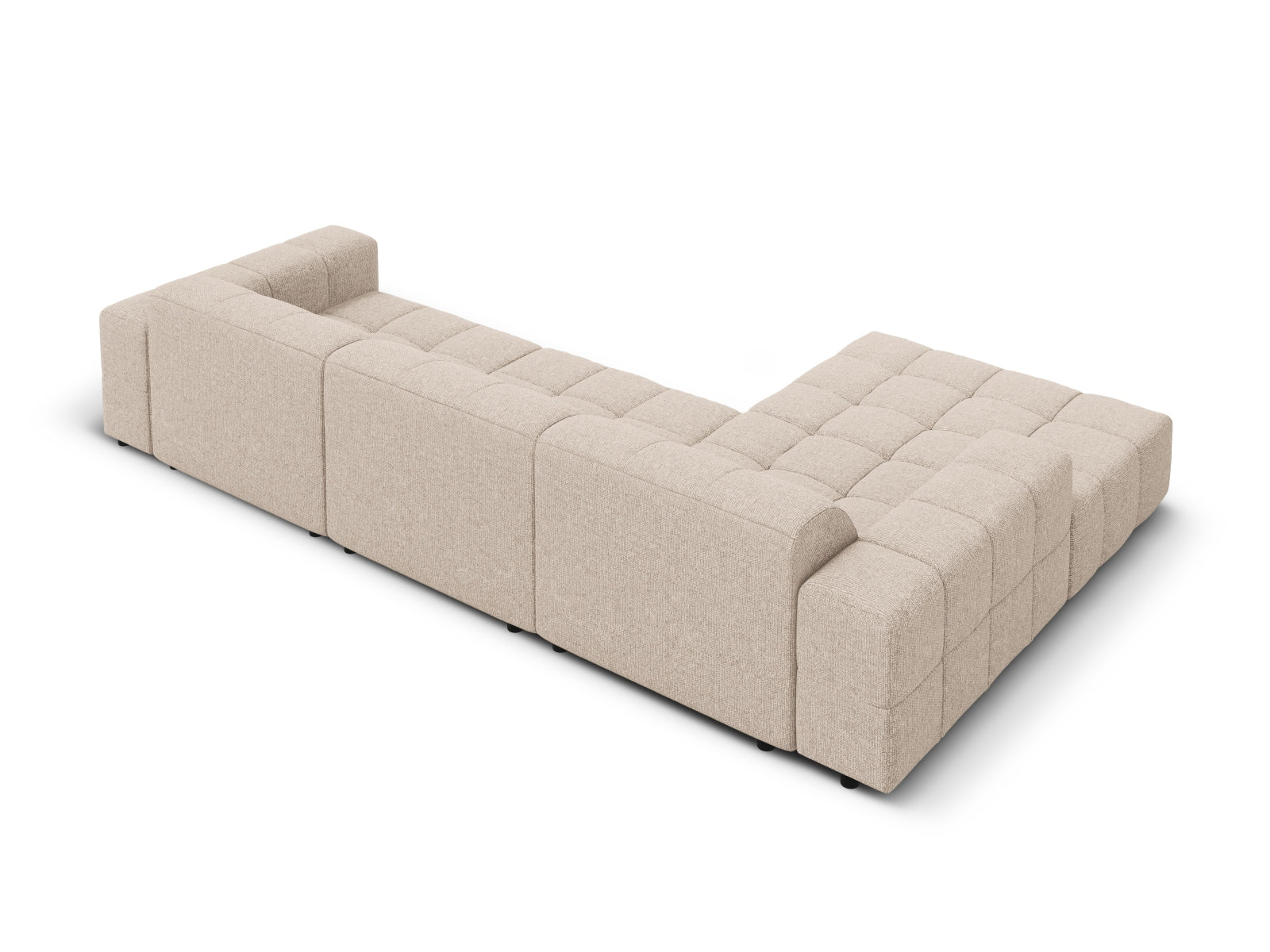 Erleben Sie das Chicago Ecksofa links (166 cm) von Cosmopolitan Design – ein stilvolles 4-Sitzer Sofa, das Komfort und modernes Design perfekt kombiniert.