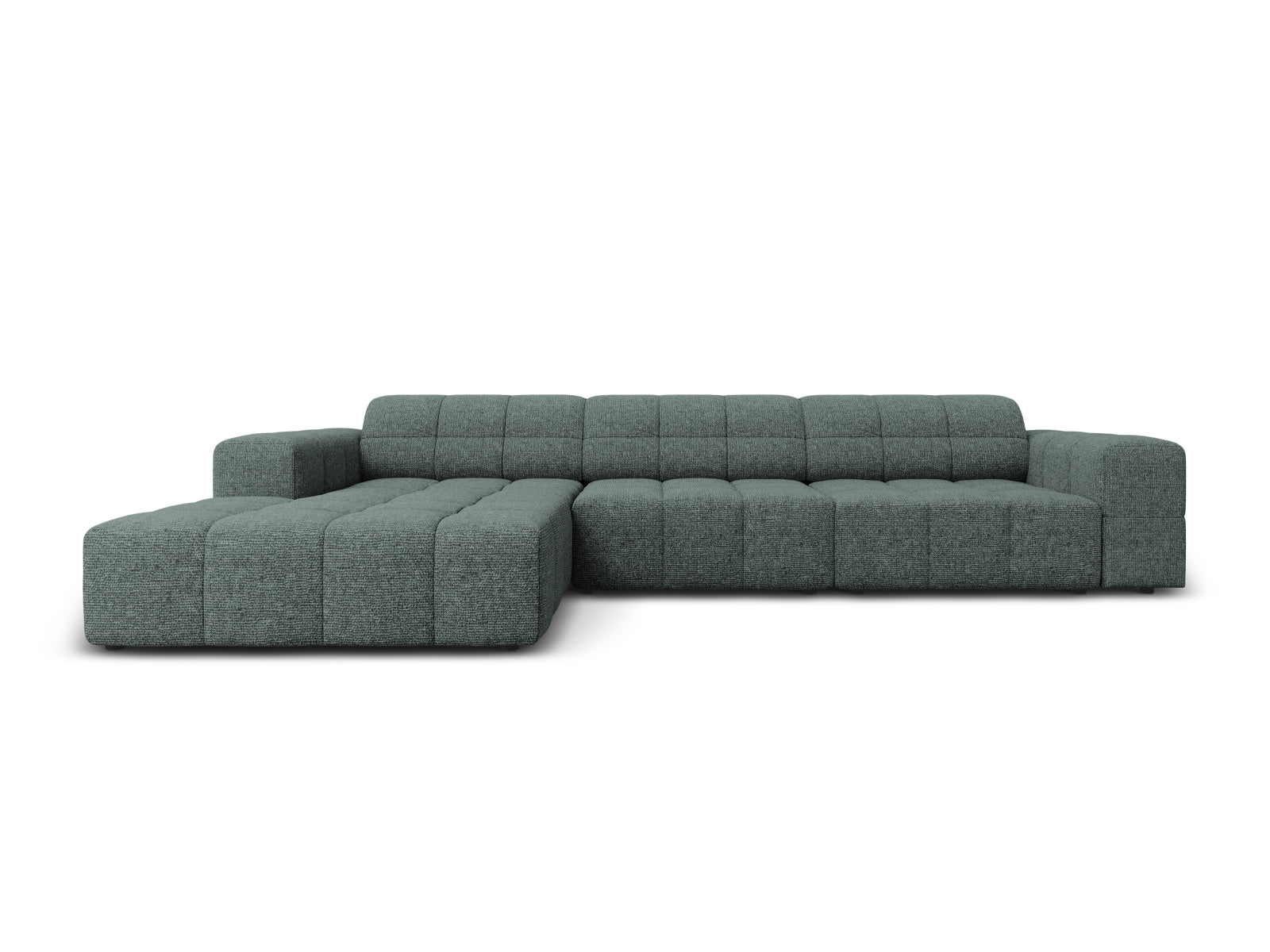 Chicago Ecksofa links 4 Sitzer 166cm in Petrol präsentiert im Onlineshop von KAQTU Design AG. Ecksofa links ist von Cosmopolitan Design