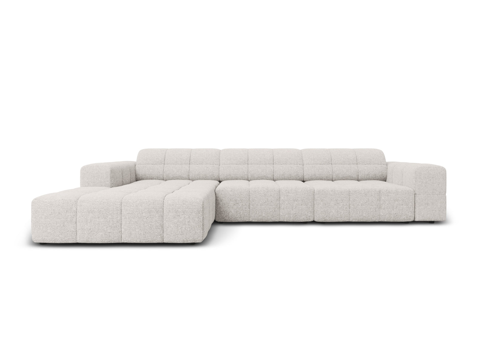 Chicago Ecksofa links 4 Sitzer 166cm in Light Grey präsentiert im Onlineshop von KAQTU Design AG. Ecksofa links ist von Cosmopolitan Design
