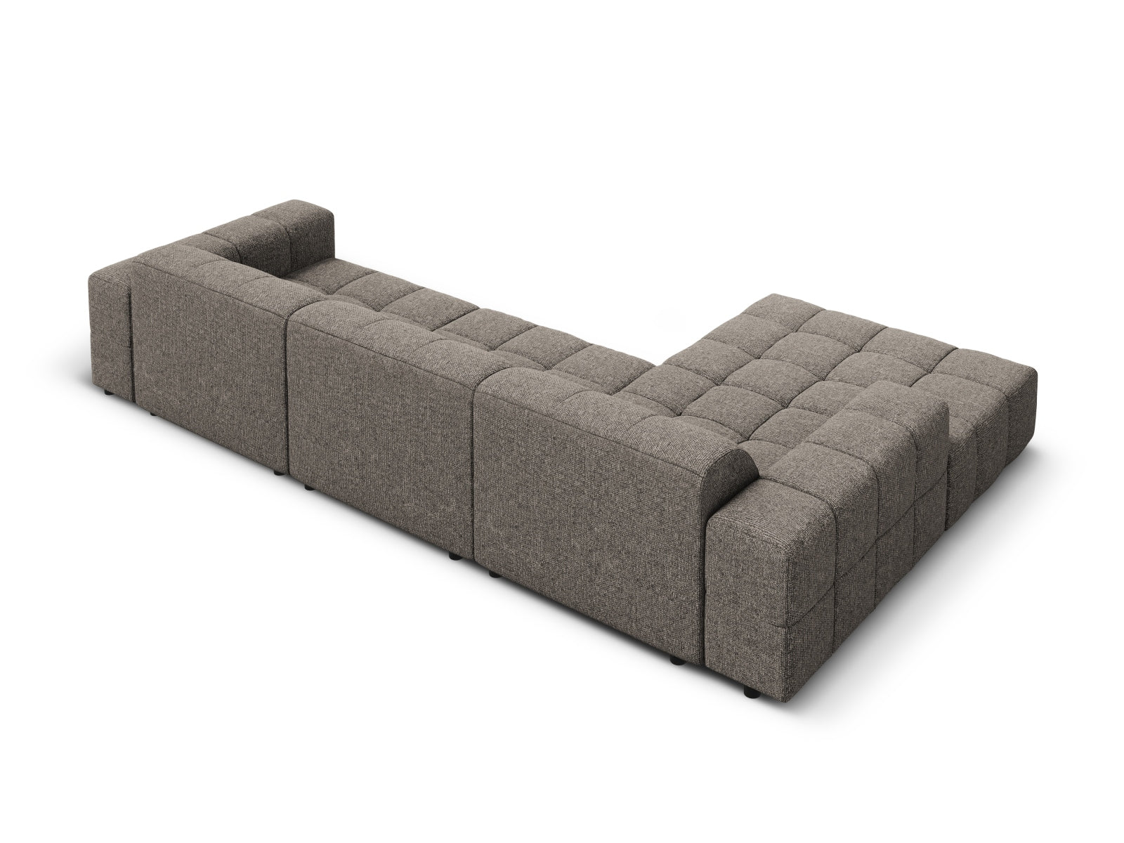 Erleben Sie das Chicago Ecksofa links (166 cm) von Cosmopolitan Design – ein stilvolles 4-Sitzer Sofa, das Komfort und modernes Design perfekt kombiniert.