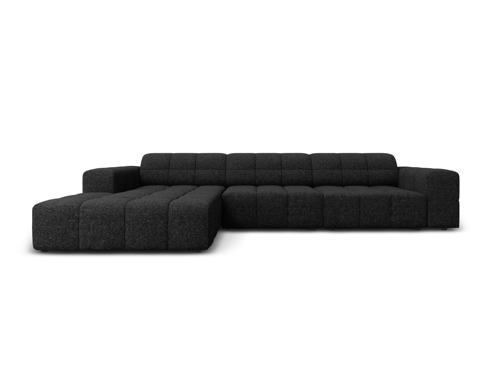 Chicago Ecksofa links 4 Sitzer 166cm in Black präsentiert im Onlineshop von KAQTU Design AG. Ecksofa links ist von Cosmopolitan Design