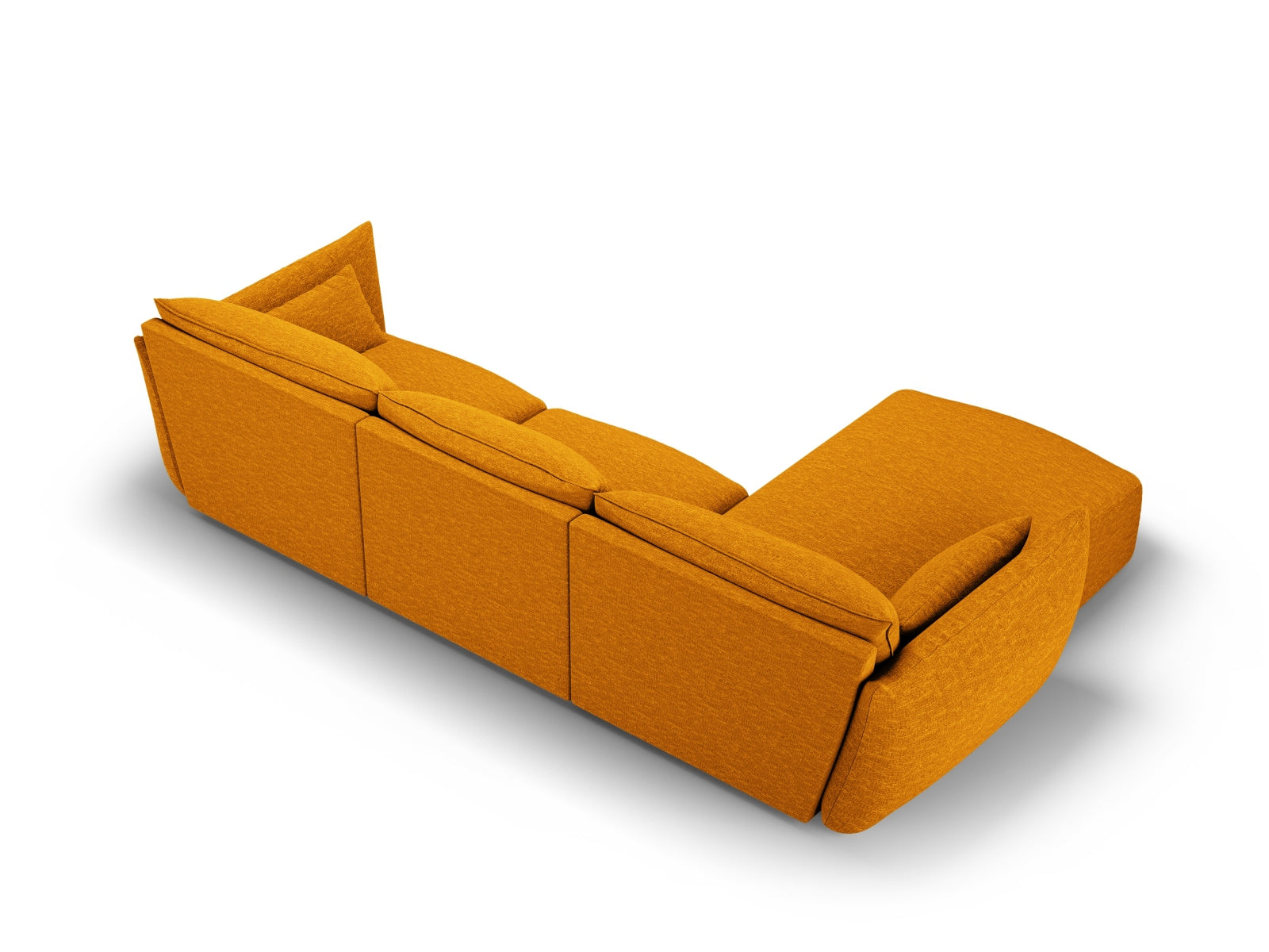 Modernes 4-Sitzer Ecksofa links Matera von Cosmopolitan Design, ideal für gemütliche Zusammenkünfte und stilvolle Einrichtung.