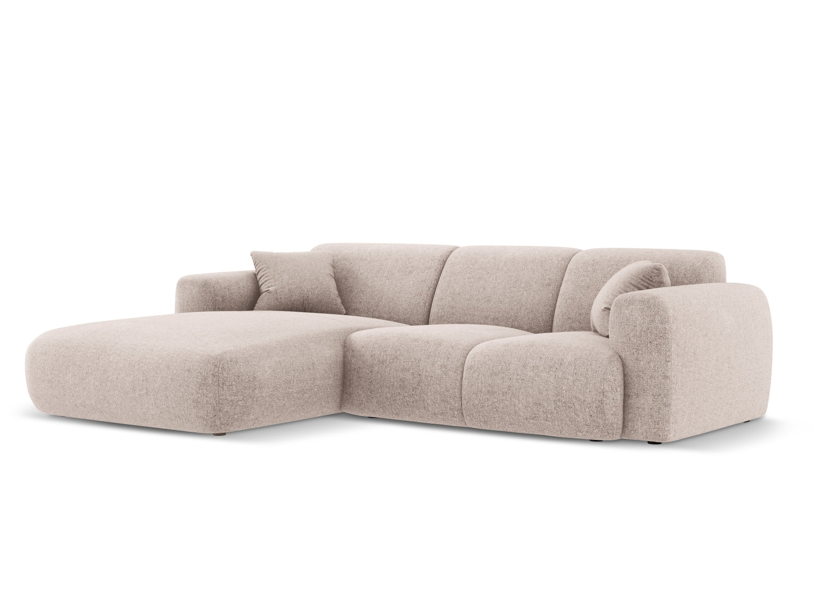 Erleben Sie das Nolio Ecksofa links von Cosmopolitan Design. Dieses 4-Sitzer Sofa (170 cm) bietet perfekten Komfort und zeitloses Design für Ihr Zuhause.