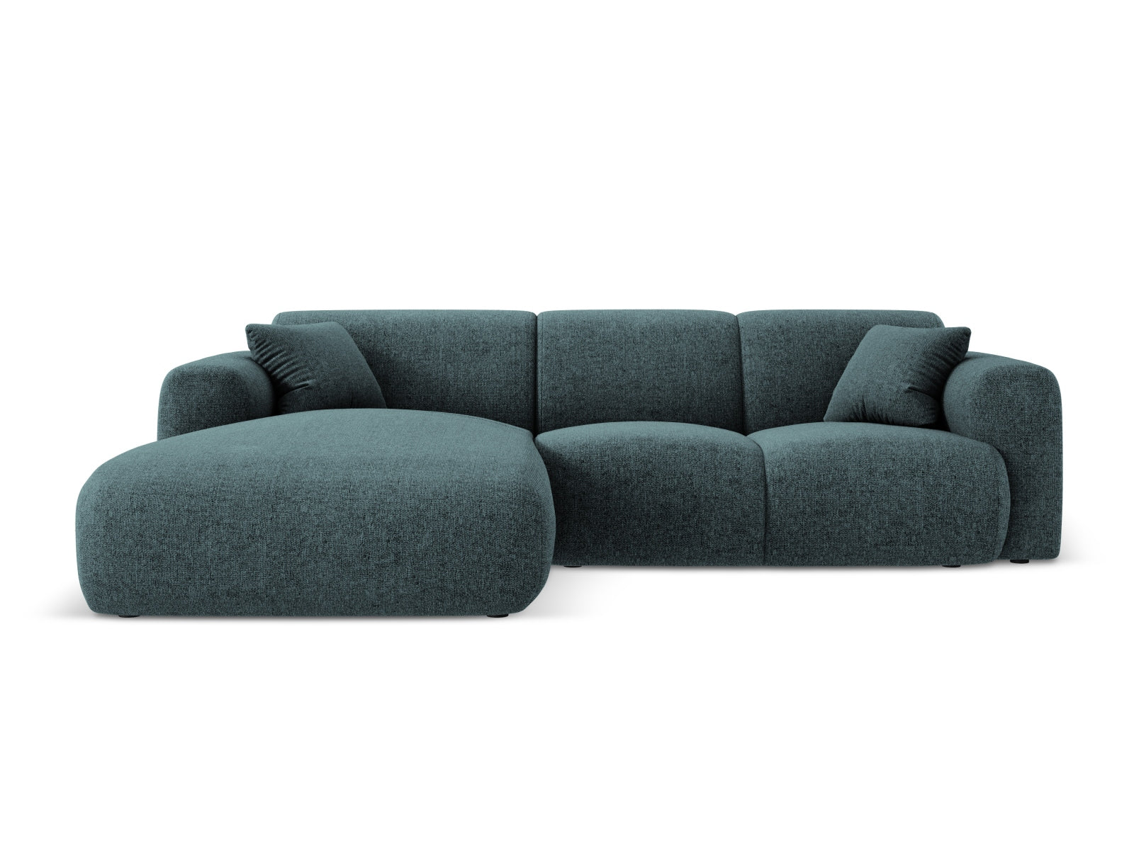 Nolio Ecksofa links 4 Sitzer 170cm in Petrol-Haga präsentiert im Onlineshop von KAQTU Design AG. L-Sofa links ist von Cosmopolitan Design