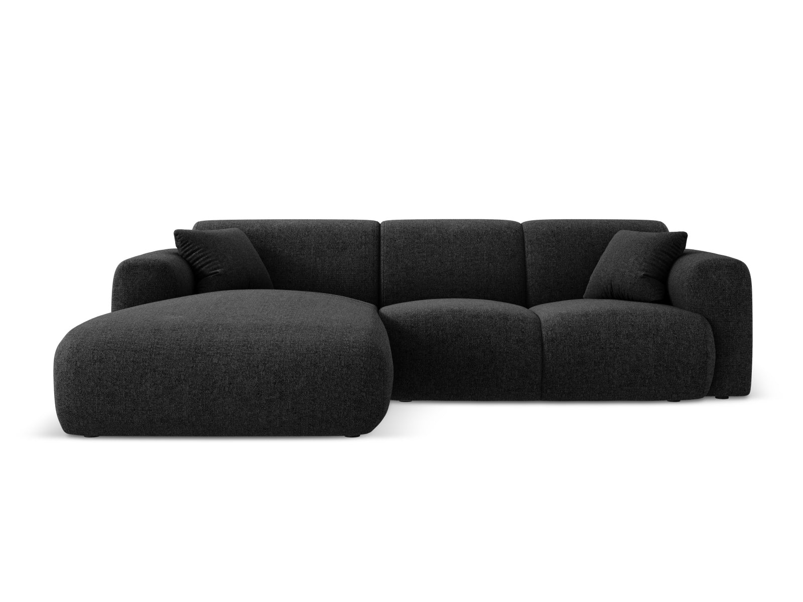 Nolio Ecksofa links 4 Sitzer 170cm in Black präsentiert im Onlineshop von KAQTU Design AG. Ecksofa links ist von Cosmopolitan Design