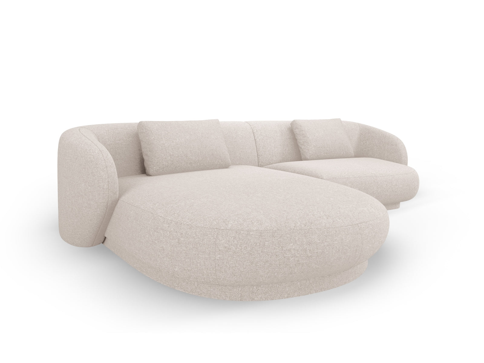 Erleben Sie das stilvolle Camden Ecksofa links 4 Sitzer von Cosmopolitan Design – perfektes Möbelstück für Ihr modernes Wohnzimmer, das Komfort und Eleganz vereint.