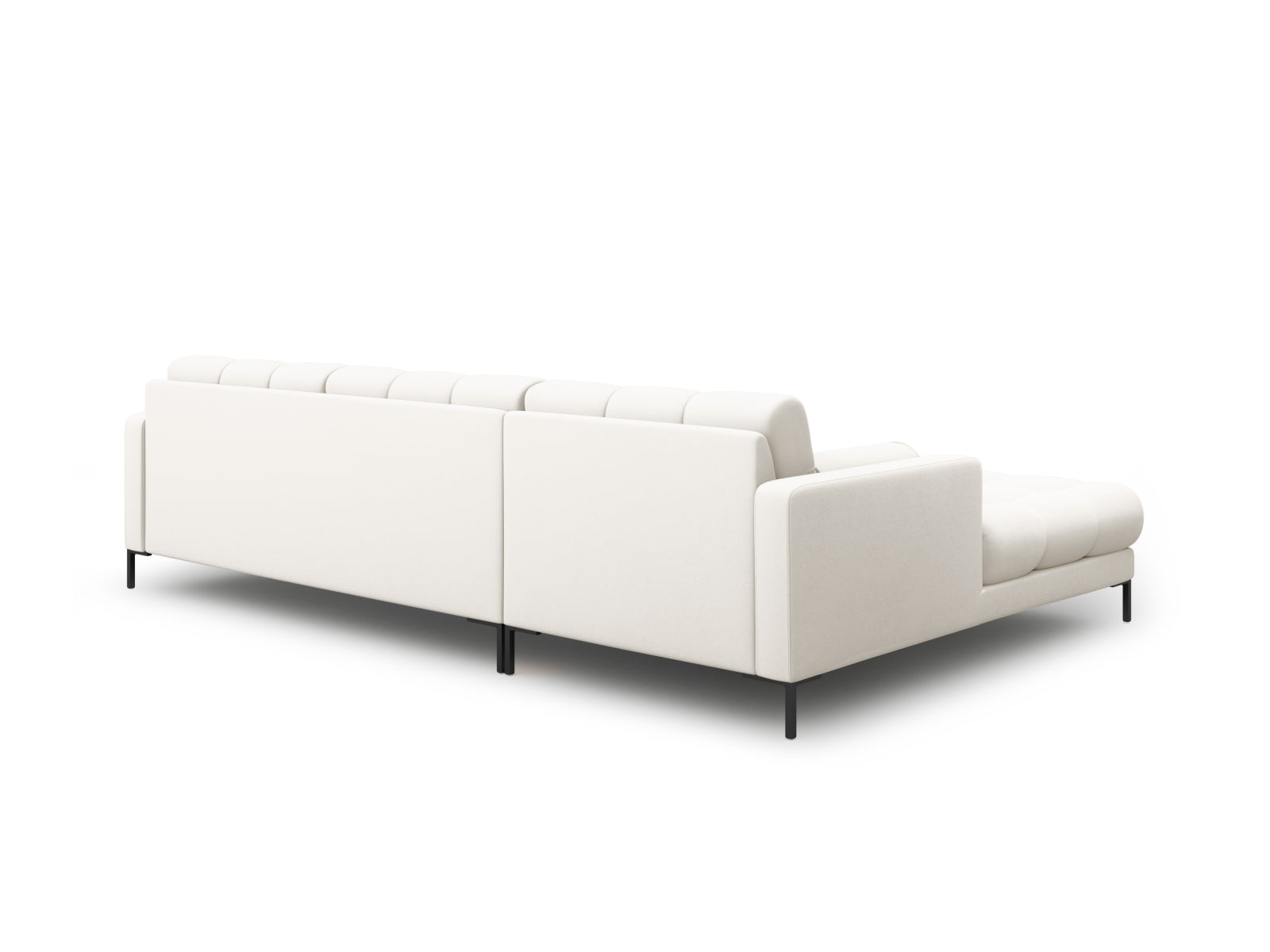 Modernes 5-Sitzer Ecksofa links Bali in hellem Beige, perfekt für gemütliche Wohnzimmer und stilvolle Einrichtung von Cosmopolitan Design.