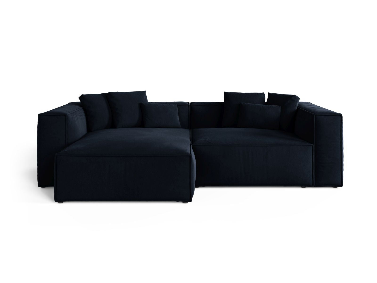 3-Sitzer Ecksofa links Aveiro in Royal Blue-Casino präsentiert im Onlineshop von KAQTU Design AG. Ecksofa links ist von Cosmopolitan Design