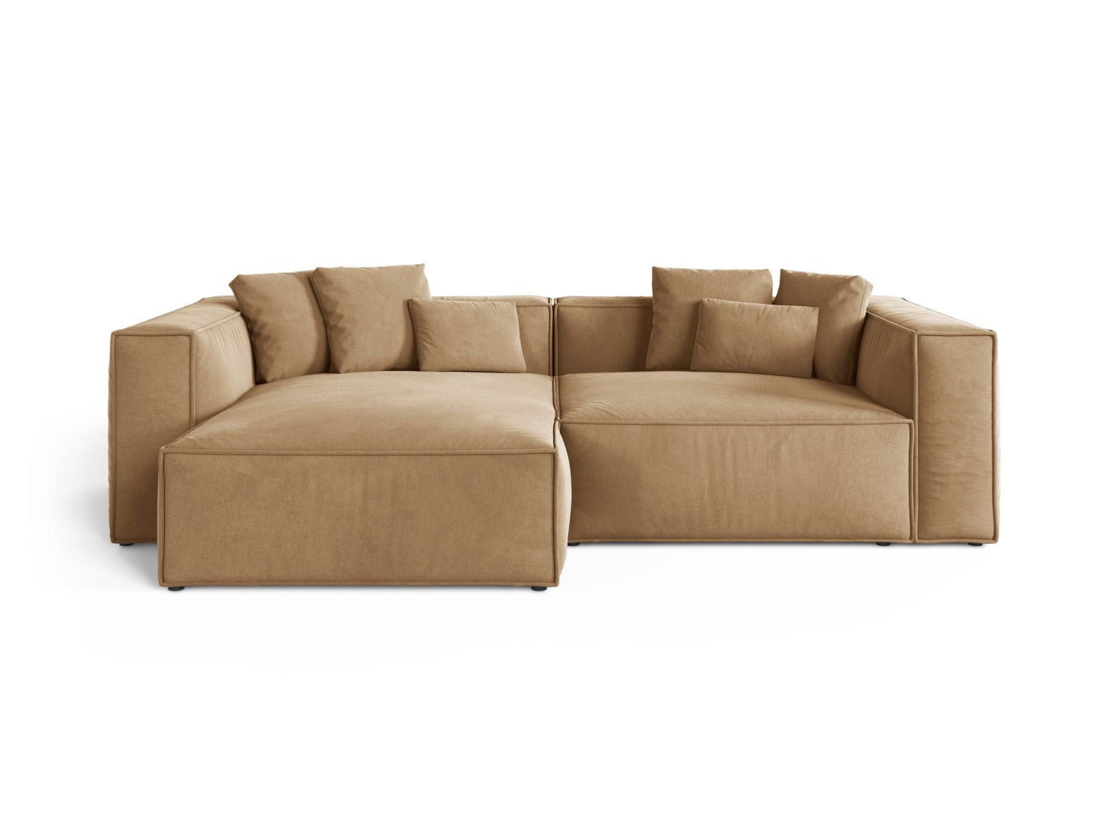 3-Sitzer Ecksofa links Aveiro in Sand-Casino präsentiert im Onlineshop von KAQTU Design AG. Ecksofa links ist von Cosmopolitan Design