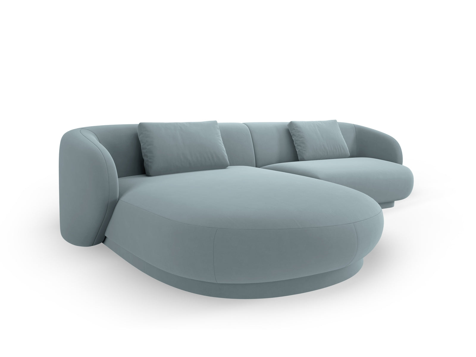 Entdecken Sie das Camden Velour links Ecksofa von Cosmopolitan Design – ein elegantes 4-Sitzer Sofa, das modernen Stil und höchsten Komfort vereint.