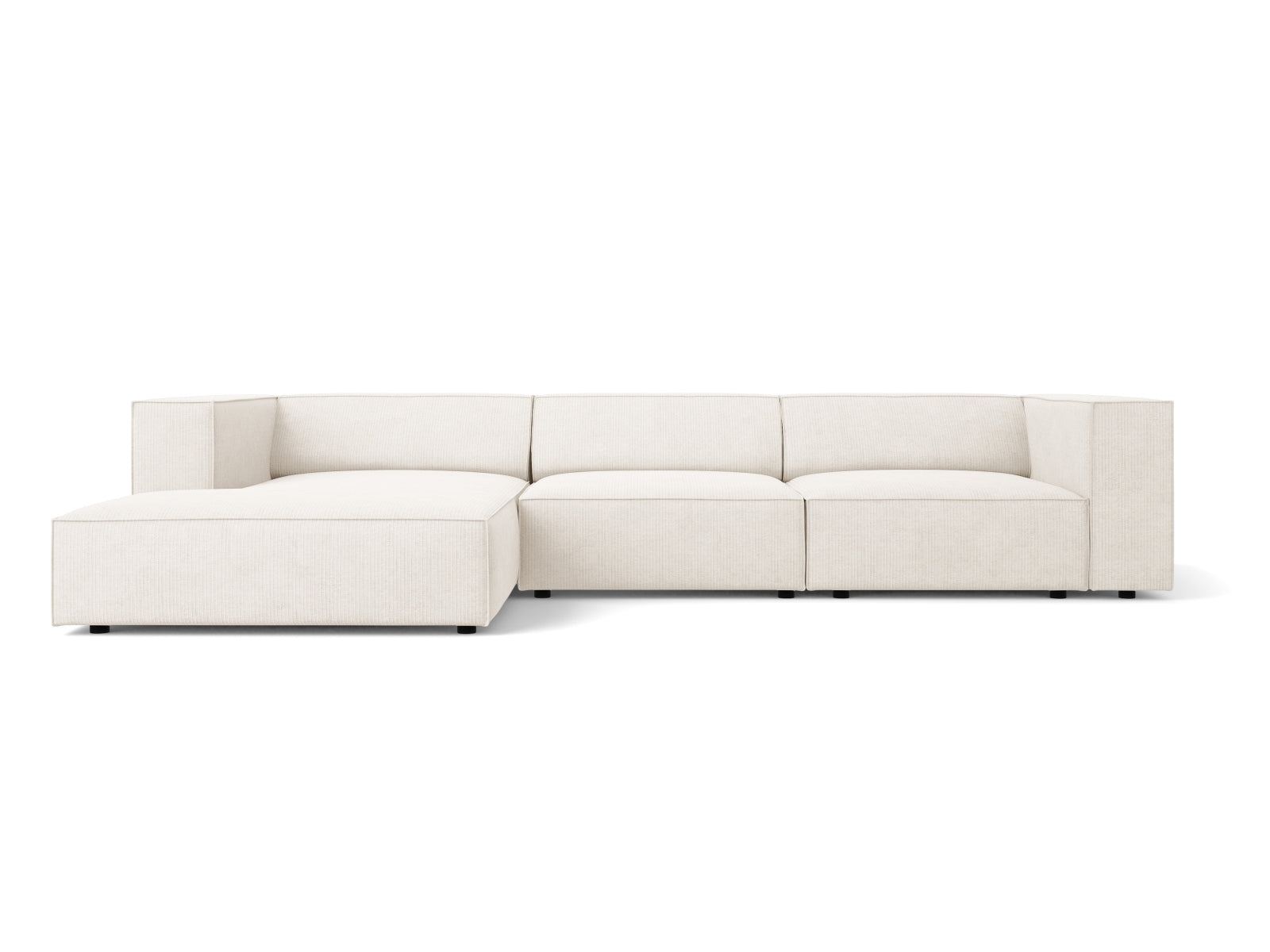 Arendal Ecksofa links 4 Sitzer in Ivory präsentiert im Onlineshop von KAQTU Design AG. Ecksofa links ist von Cosmopolitan Design