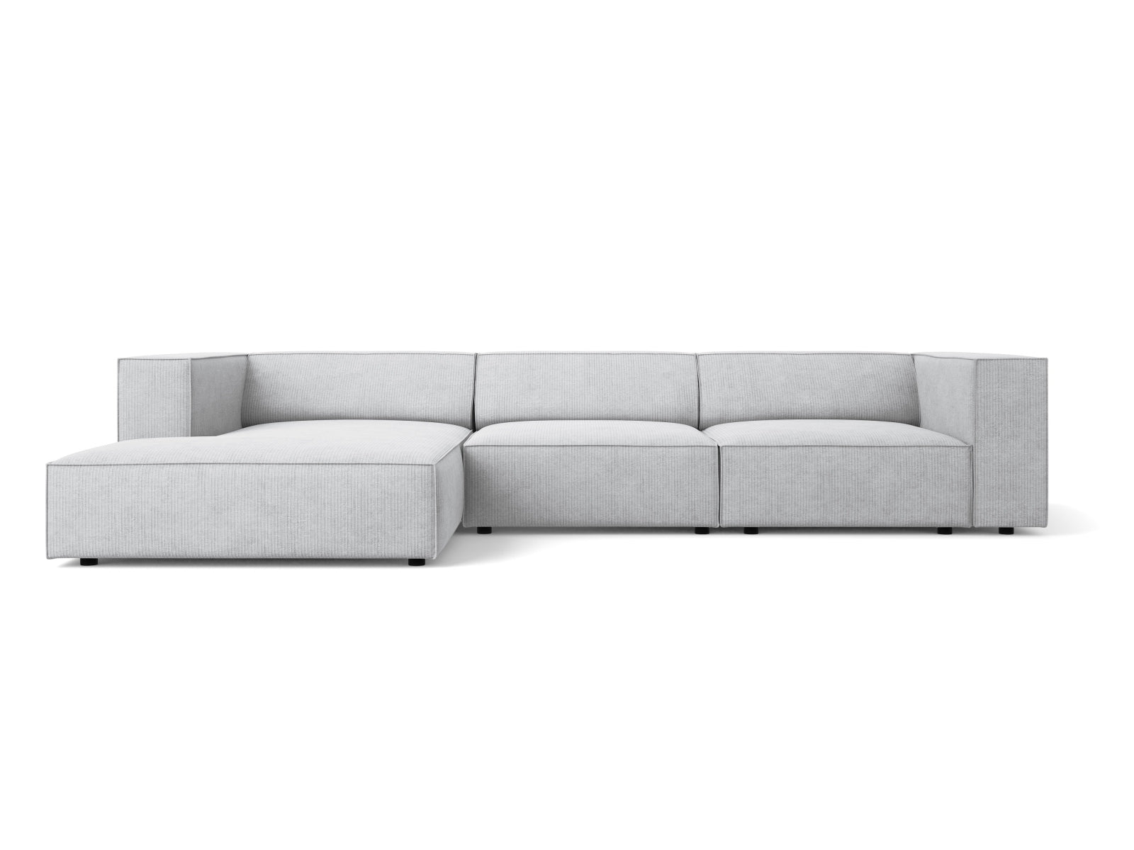 Arendal Ecksofa links 4 Sitzer in Light Grey präsentiert im Onlineshop von KAQTU Design AG. Ecksofa links ist von Cosmopolitan Design