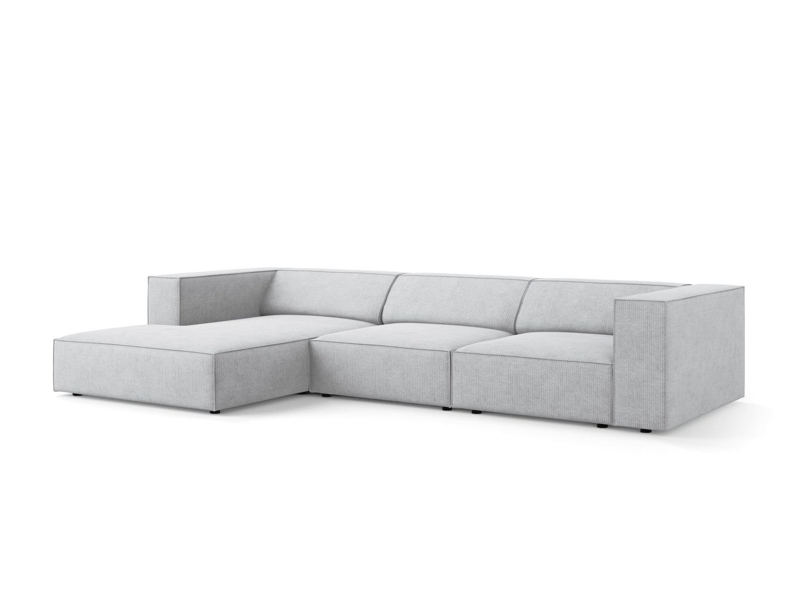 Erleben Sie das stilvolle Arendal Ecksofa links 4 Sitzer von Cosmopolitan Design – perfekt für moderne Wohnkonzepte und ultimativen Sitzkomfort.