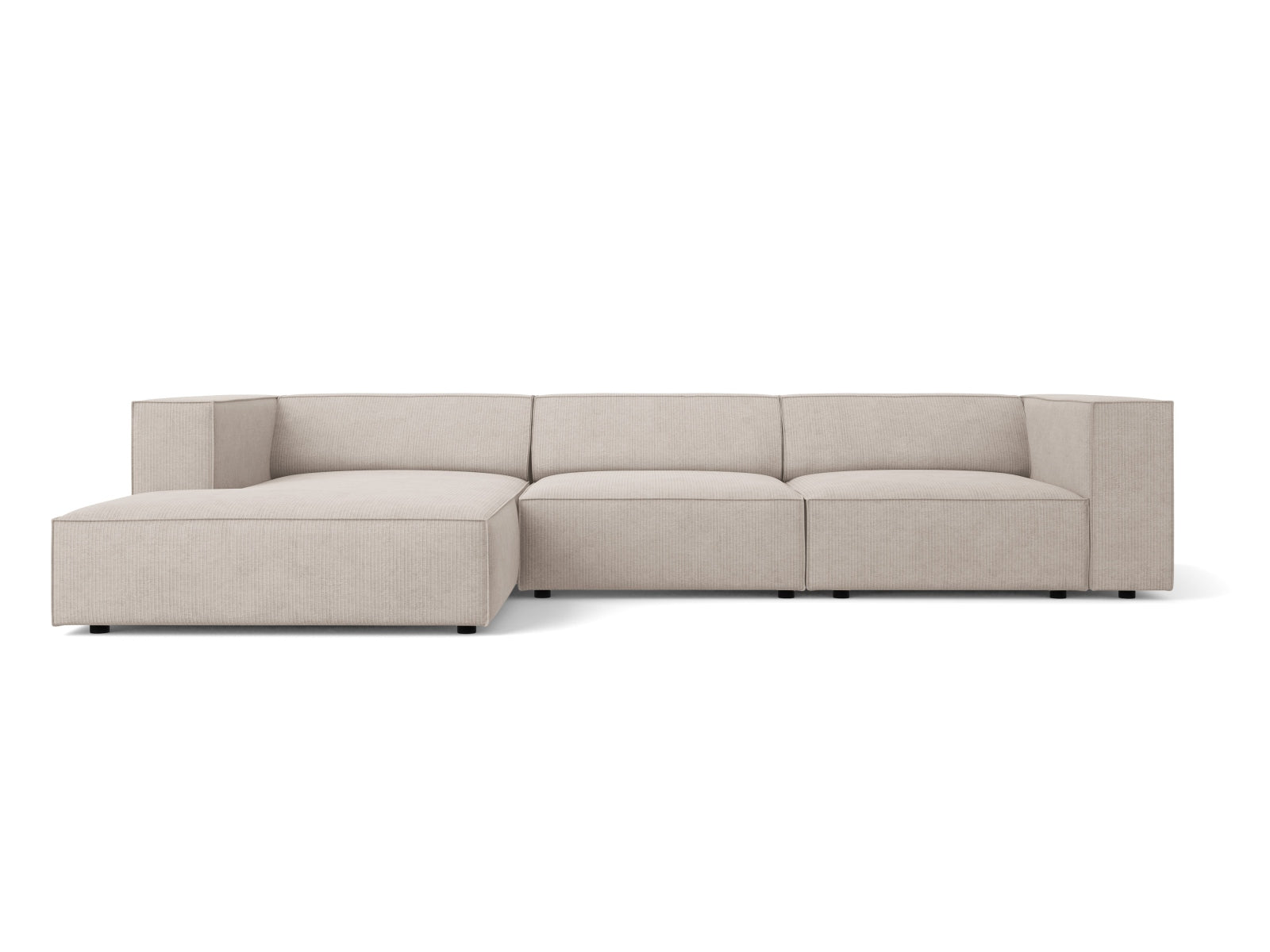 Arendal Ecksofa links 4 Sitzer in Dark Beige präsentiert im Onlineshop von KAQTU Design AG. Ecksofa links ist von Cosmopolitan Design