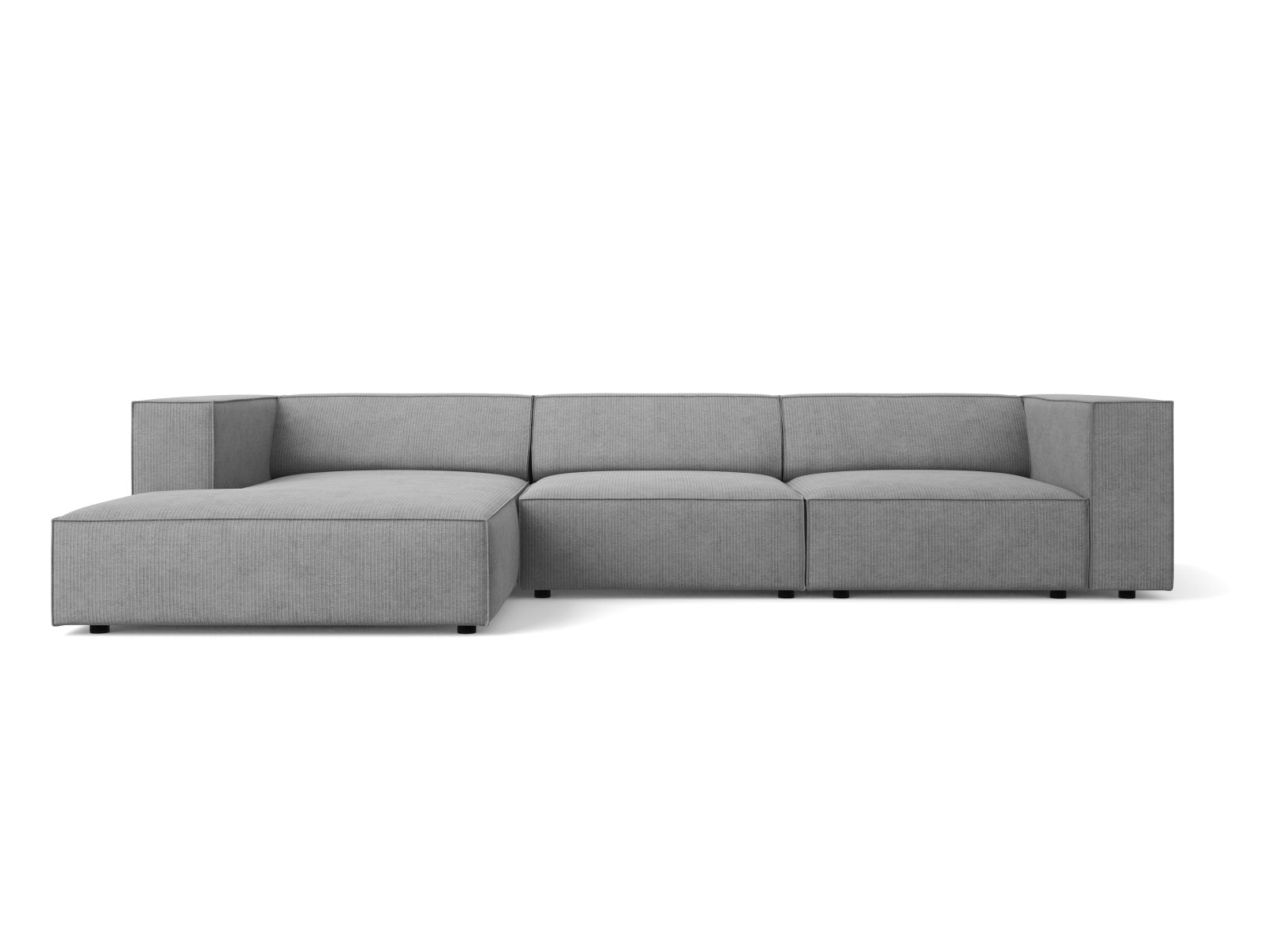 Arendal Ecksofa links 4 Sitzer in Dark Grey präsentiert im Onlineshop von KAQTU Design AG. Ecksofa links ist von Cosmopolitan Design