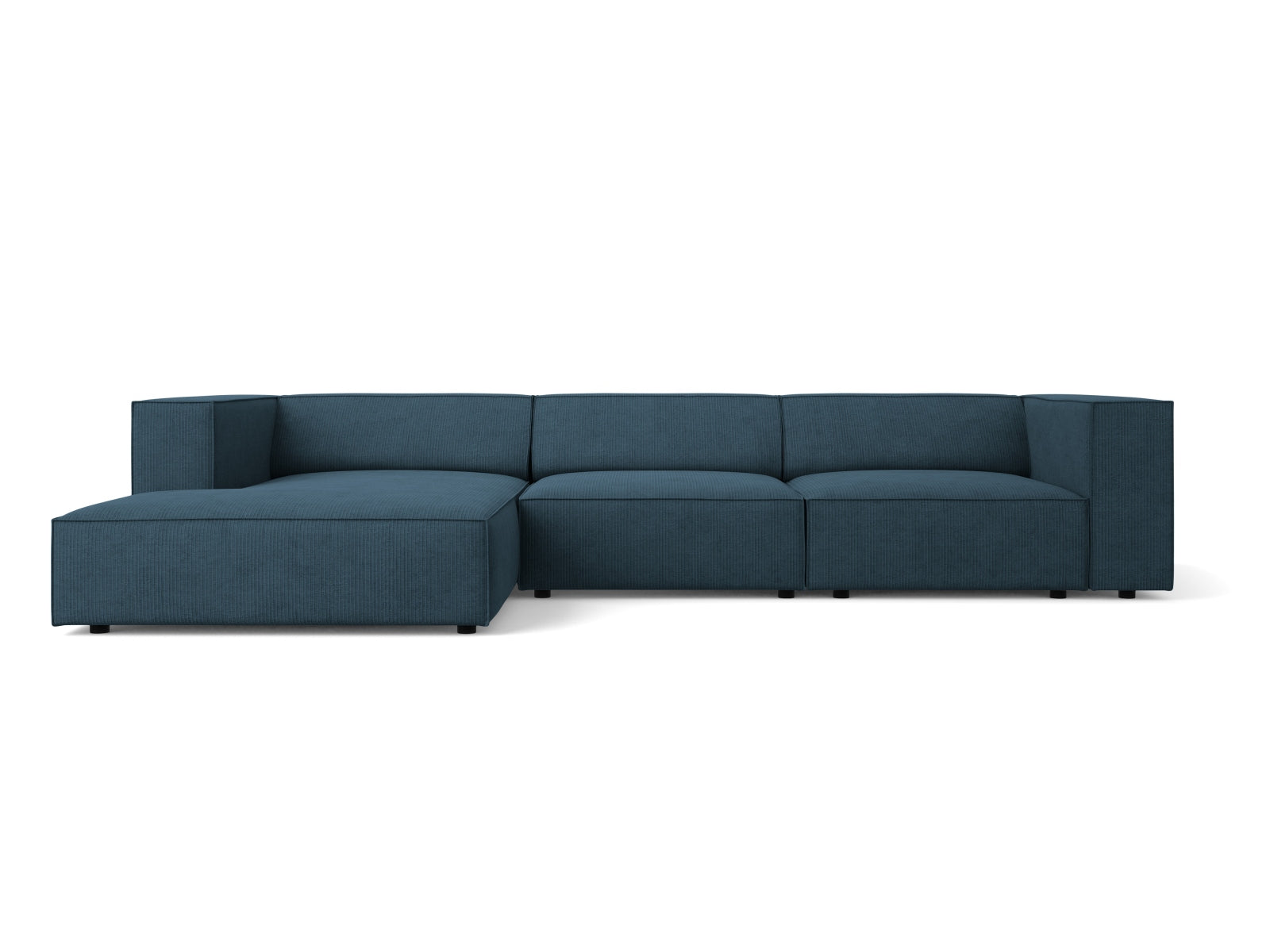 Arendal Ecksofa links 4 Sitzer in Navy Blue präsentiert im Onlineshop von KAQTU Design AG. Ecksofa links ist von Cosmopolitan Design
